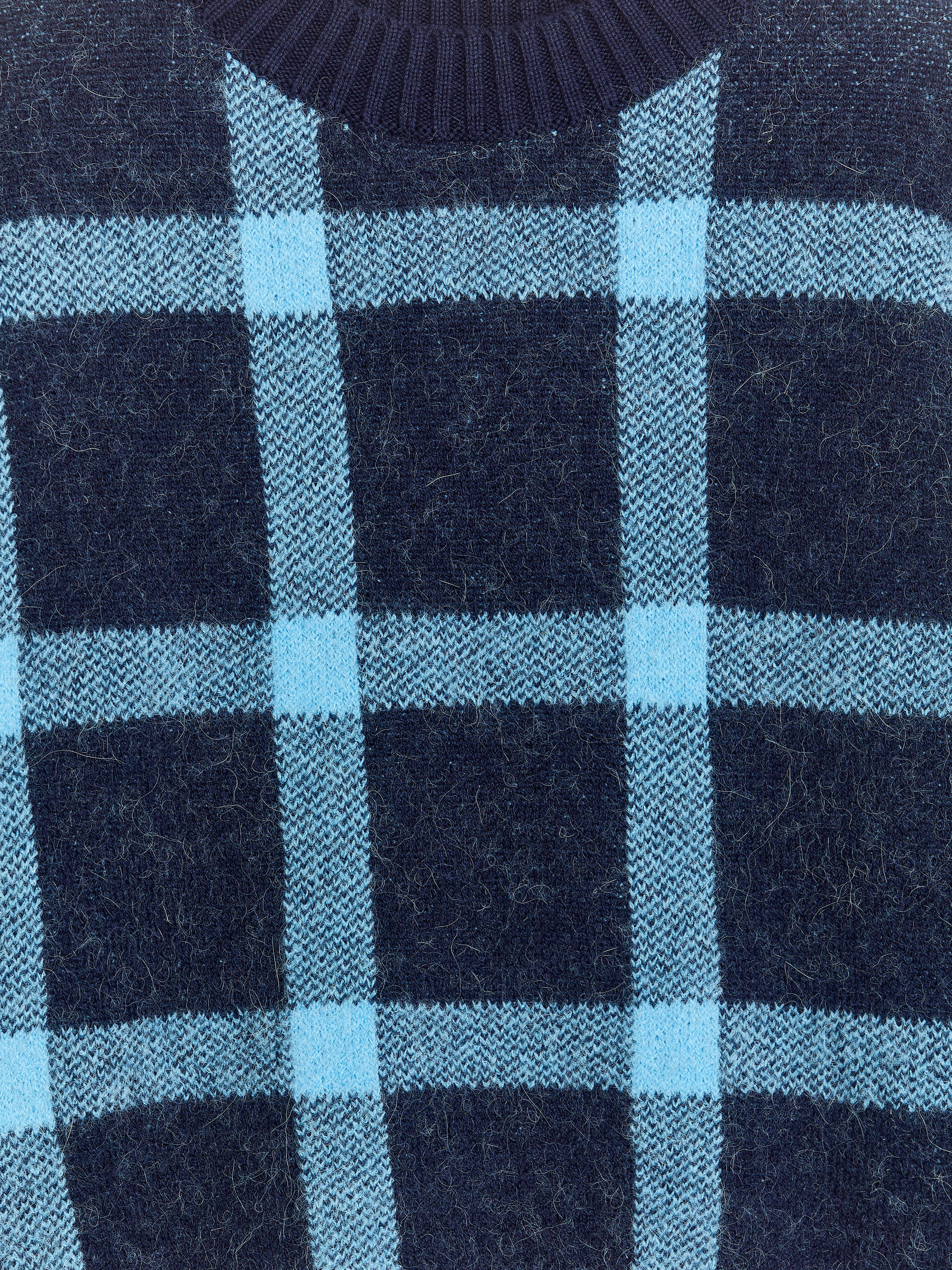 Maglione a quadri in lana e alpaca - Blu - Regular fit - Children - StillMedia/DescriptiveDetail - 3