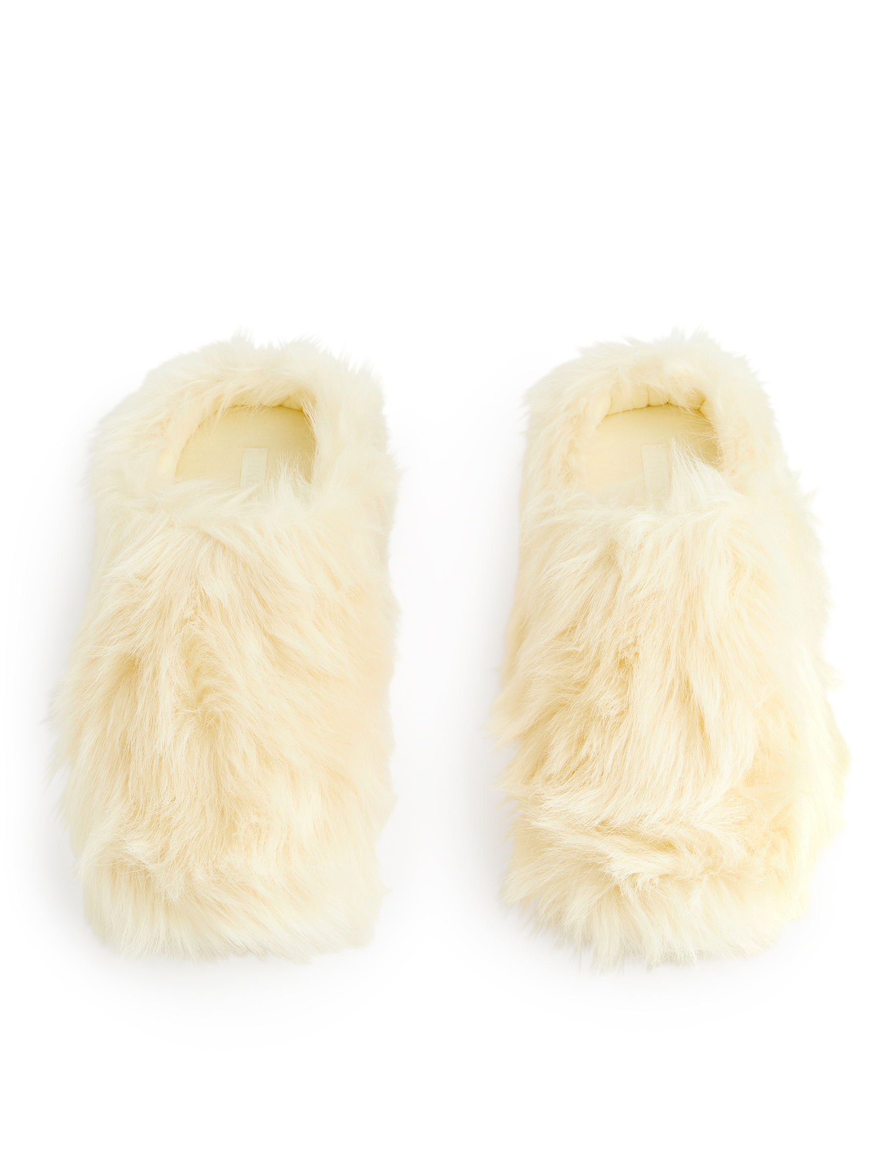 Fluffy Indoor Slippers-#DCD6C7-6329