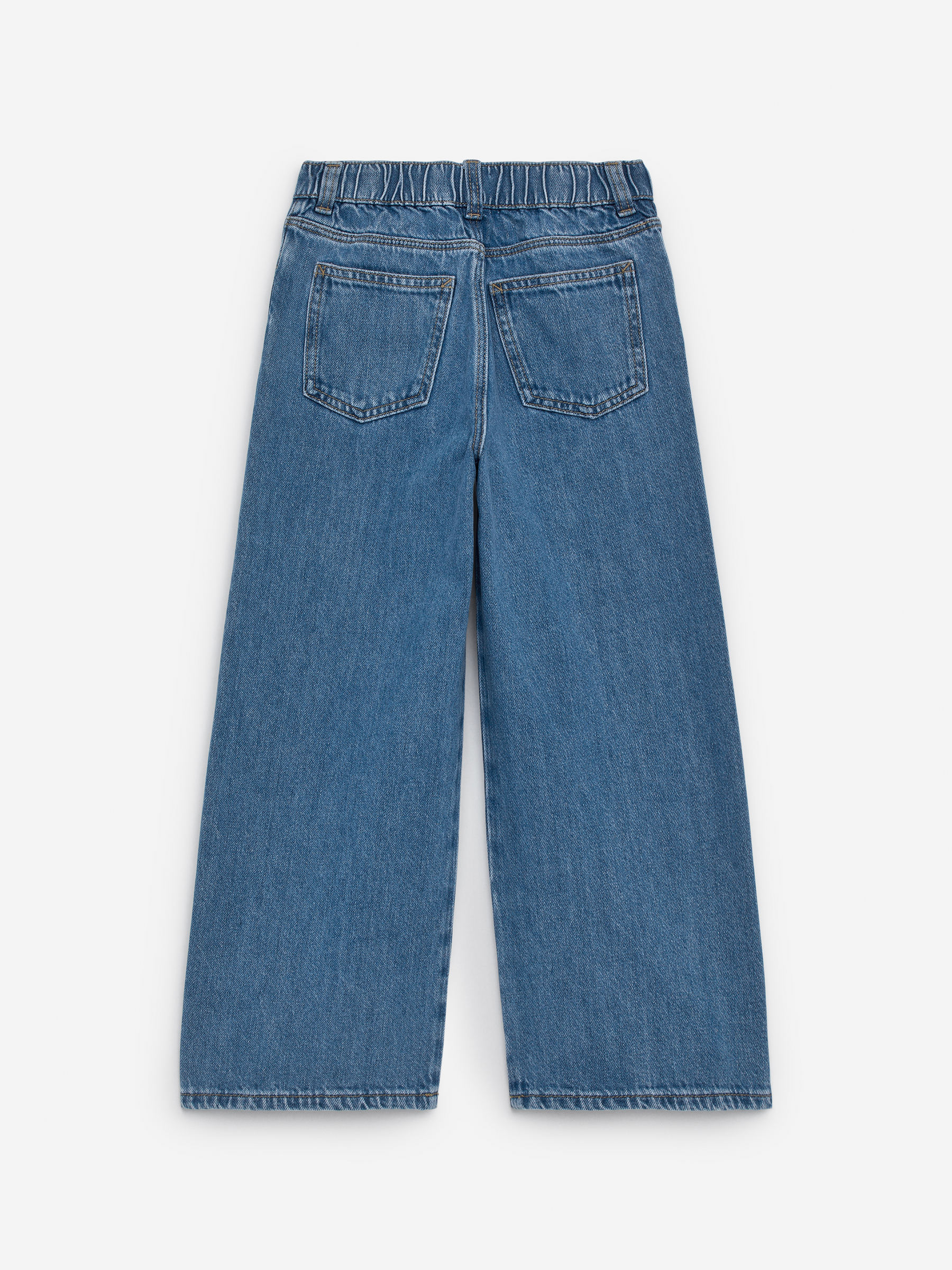 Wide Denim Trousers - Blue - Relaxed fit - Children - StillMedia/DescriptiveStillLife - 2
