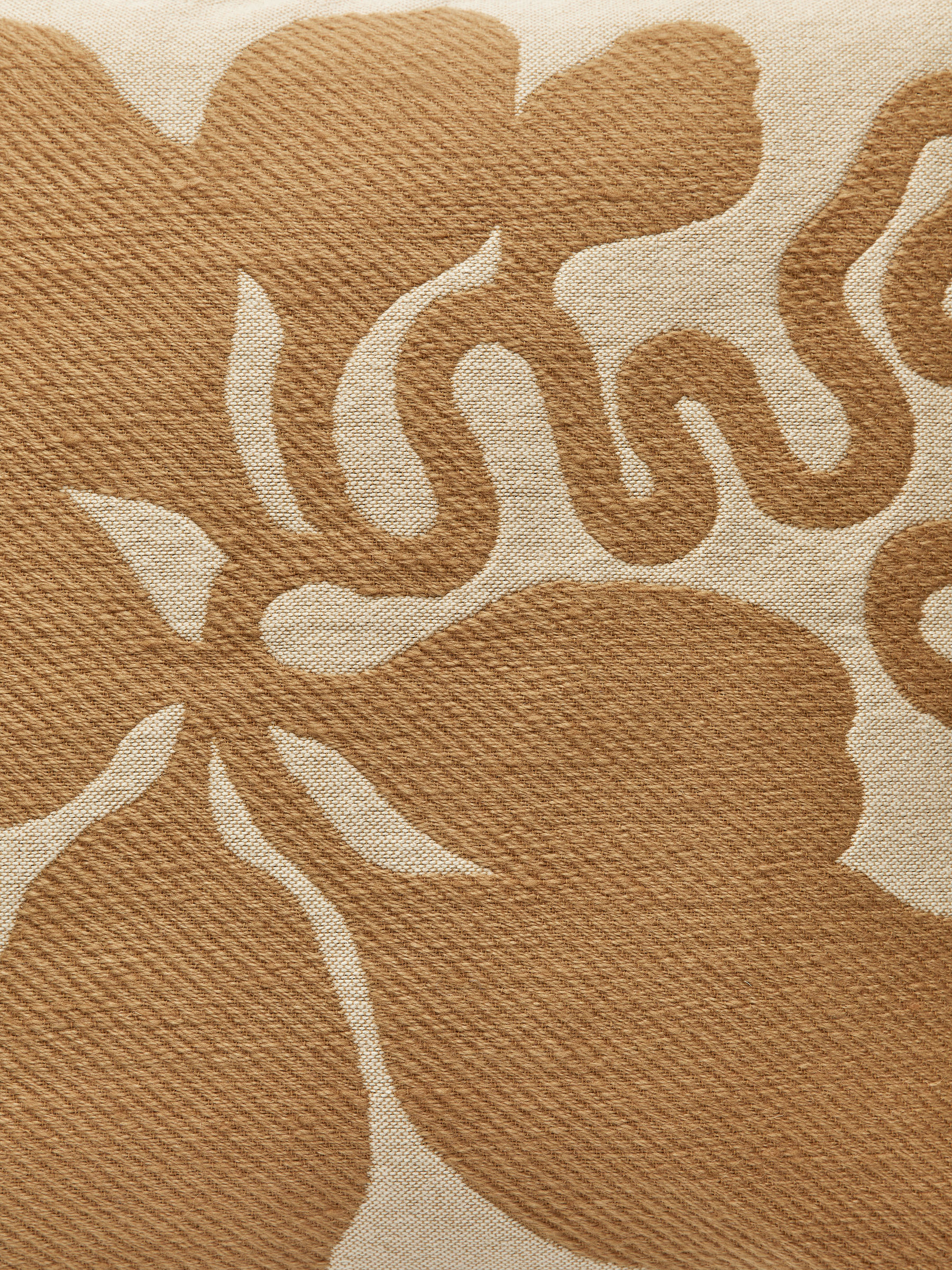 Cotton Wool Cushion Cover 50 x 50 cm - Mustard/Beige - Homeware - StillMedia/DescriptiveDetail - 3