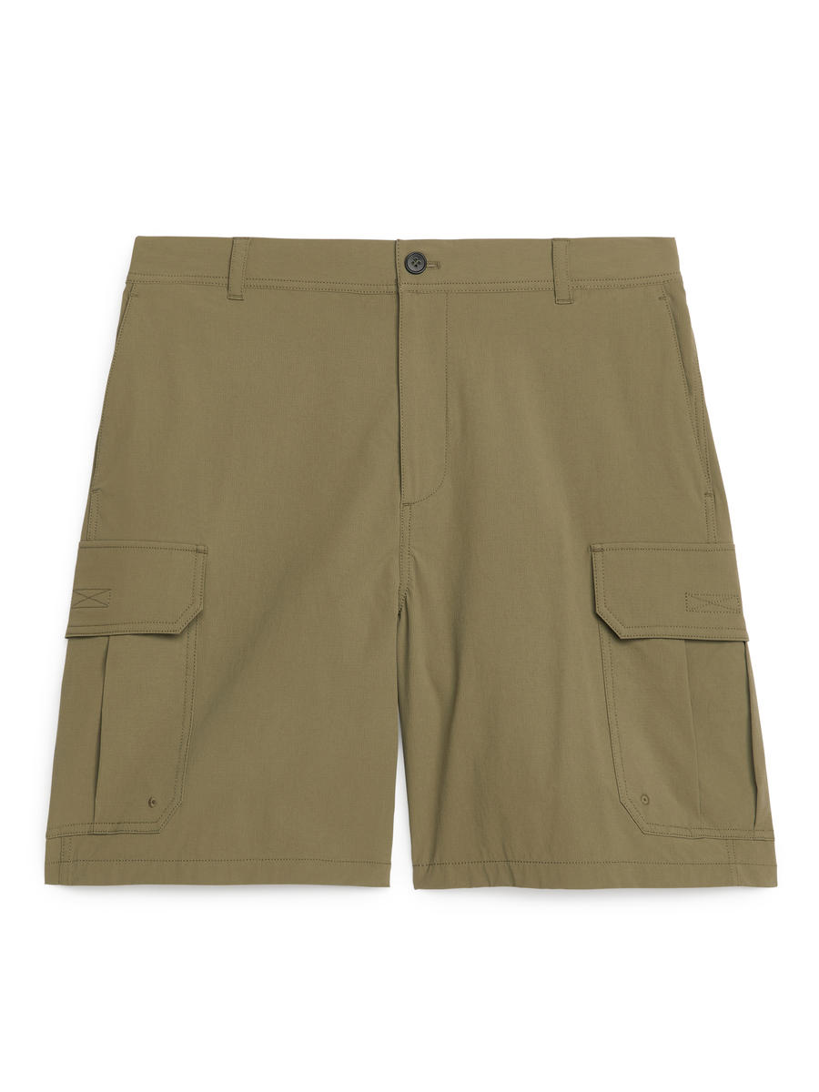 Cargo Shorts-#756F5F-8116