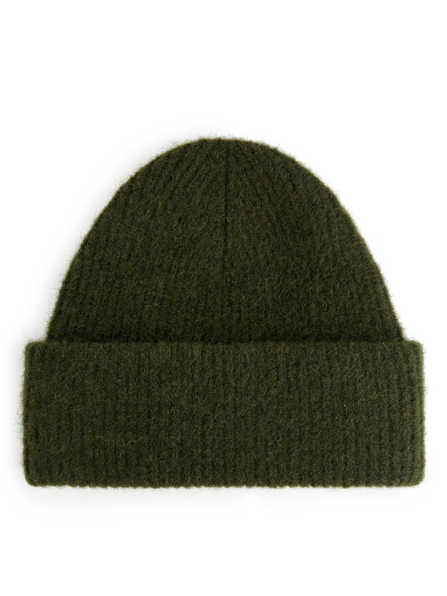 Beanie aus Alpaka- und Merinowolle-#403C2D-8482