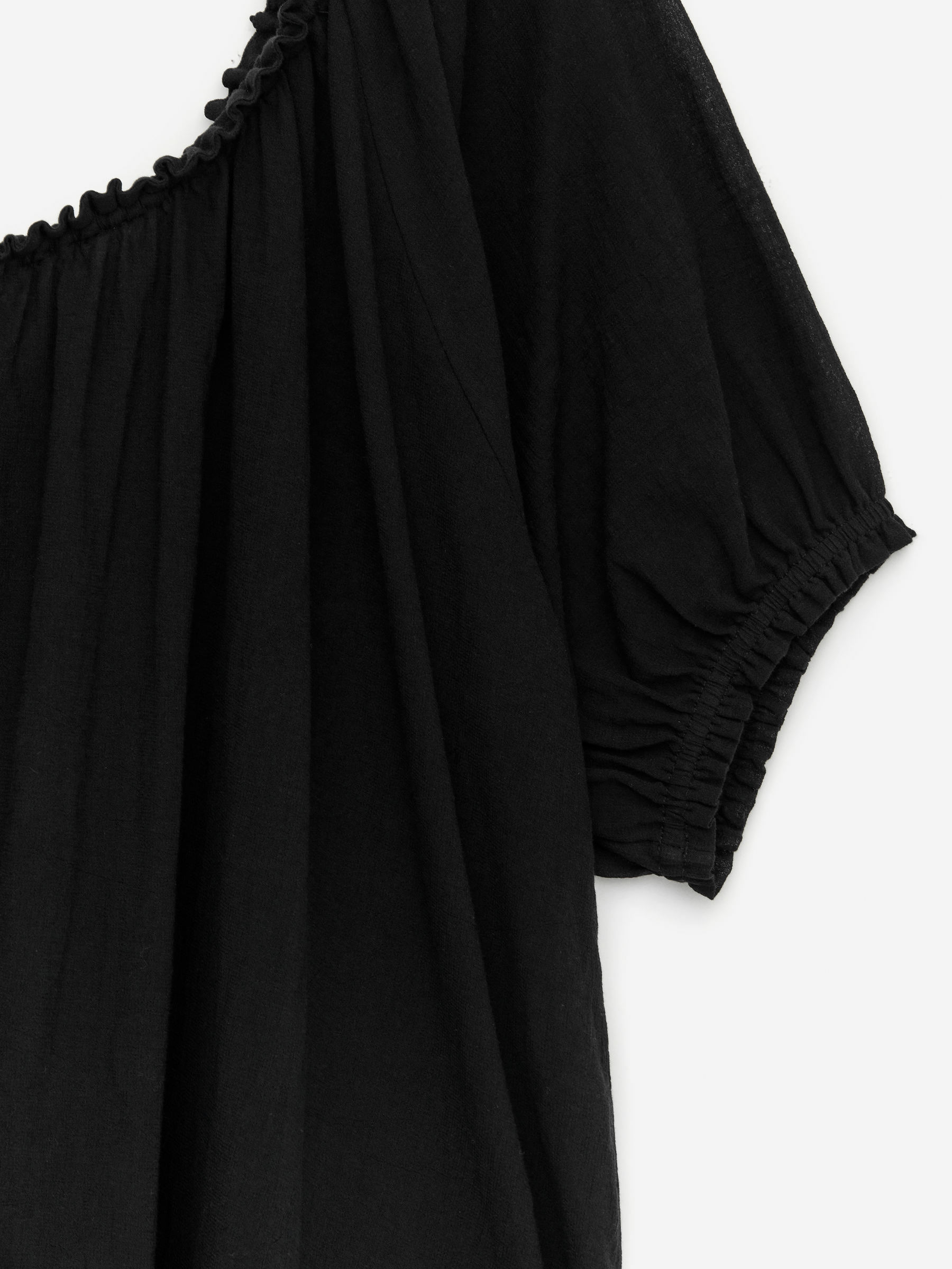 Robe de plage en voile de coton - Noir - Loose fit - Femme - StillMedia/DescriptiveDetail - 2