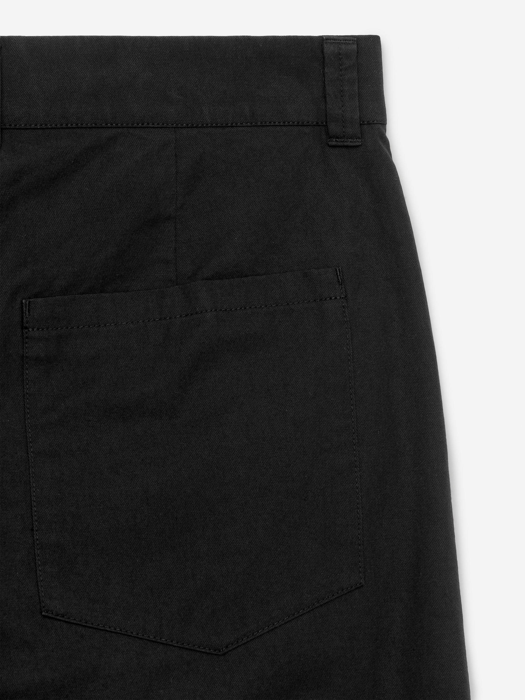 Cropped Chino Trousers - Black - Relaxed fit - Women - StillMedia/DescriptiveDetail - 2