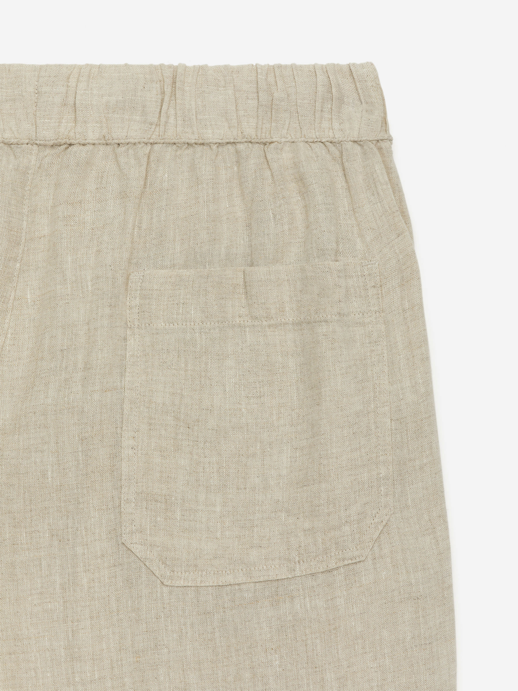 Relaxed Linen Trousers - Beige - Relaxed fit - Men - StillMedia/DescriptiveDetail - 2