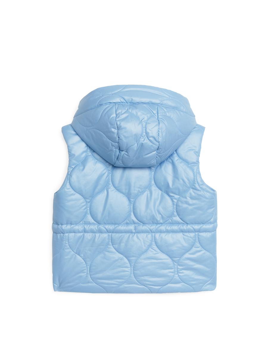 Padded Vest-#9CB4D7-3203