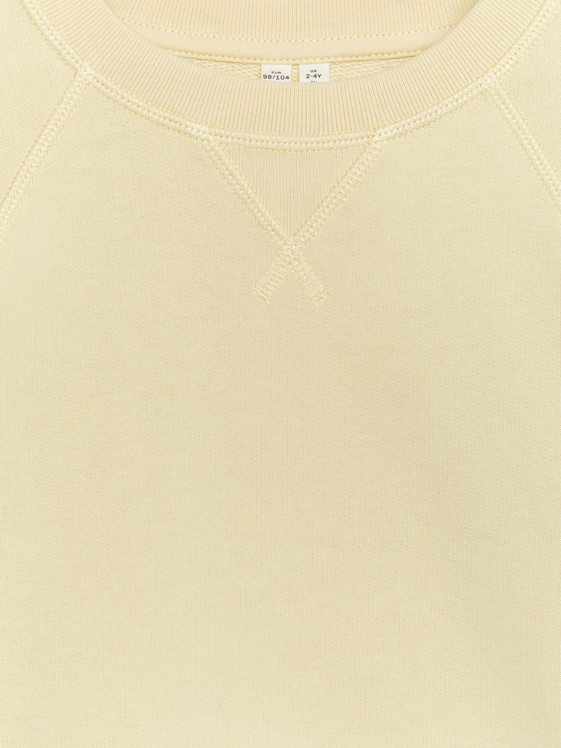 Crew-Neck Sweatshirt - Dusty Yellow - Regular fit - Children - StillMedia/DescriptiveDetail - 3