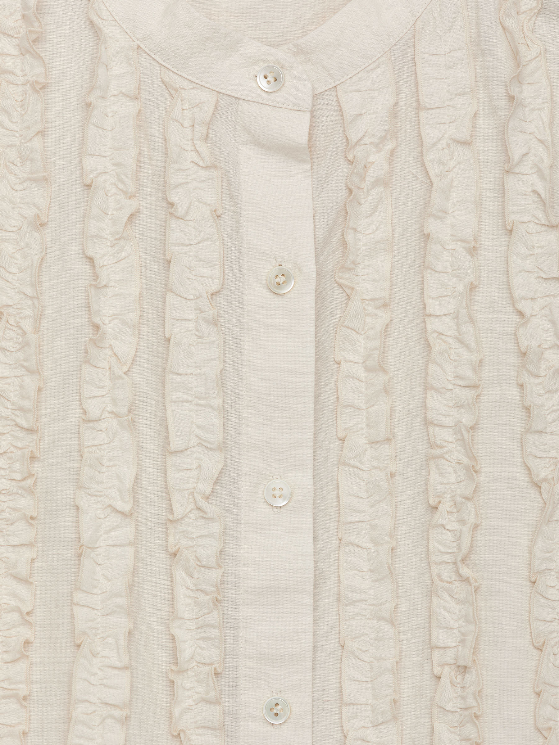 Top con volantes - Blanco - Corte estándar - Women - StillMedia/DescriptiveDetail - 1