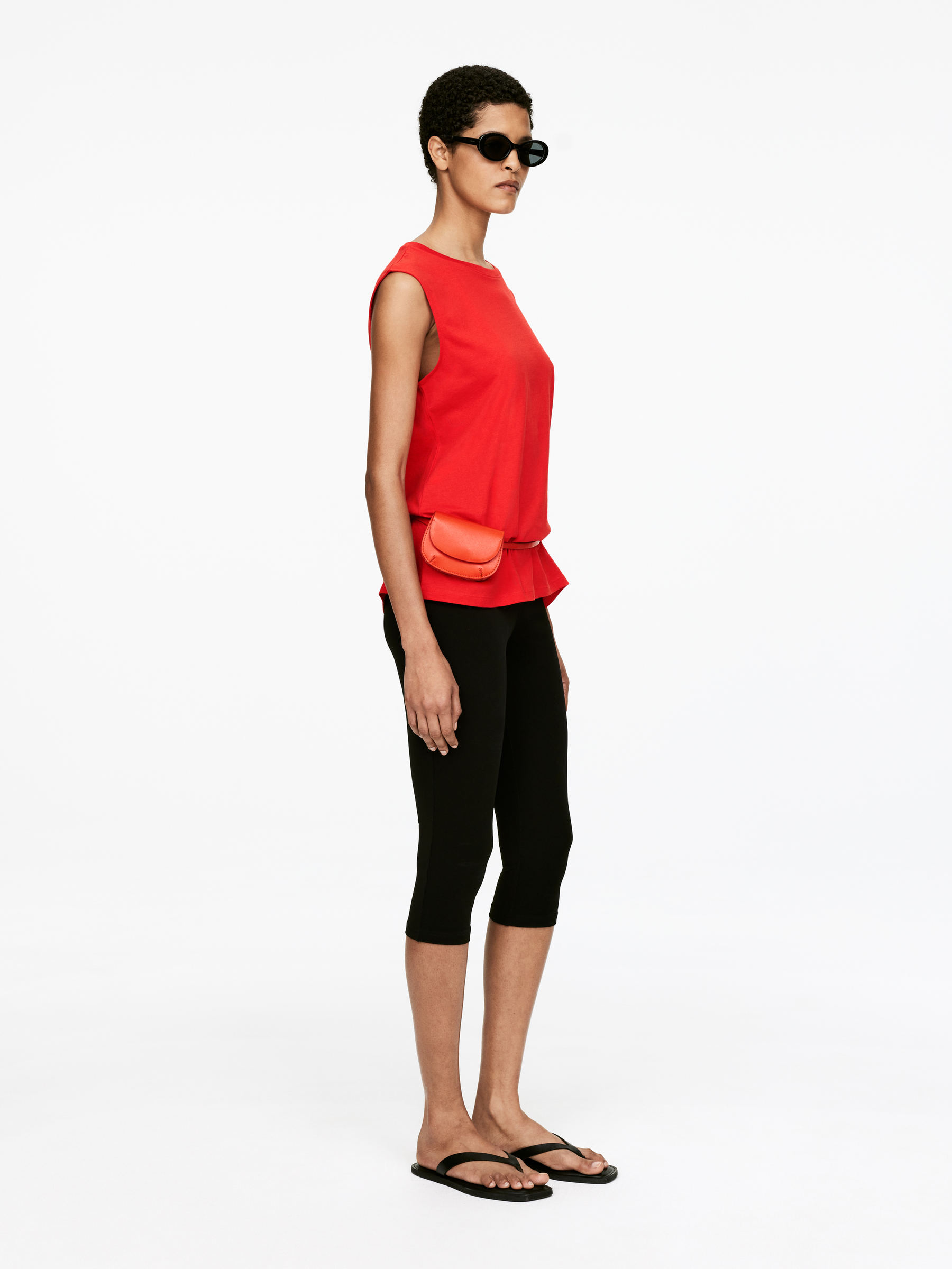 Loose Fit Tank Top - Red - Loose fit - Women - StillMedia/Lookbook - 5