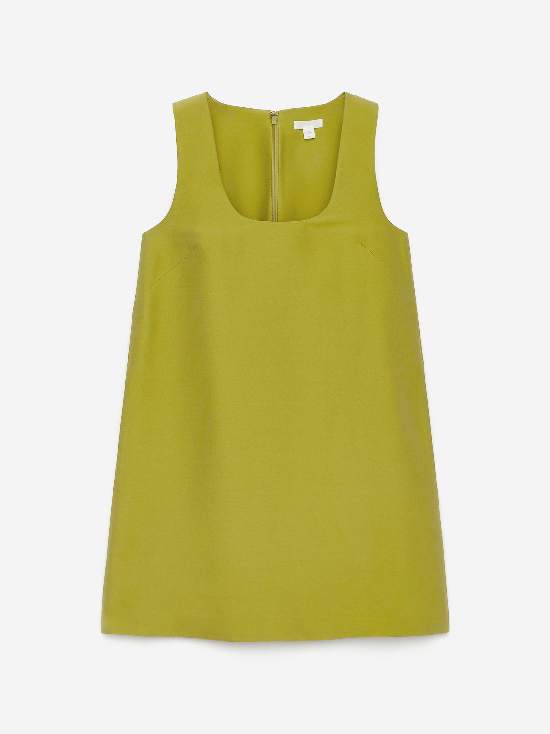 Sculptural Mini Dress-#CCD51F-15045