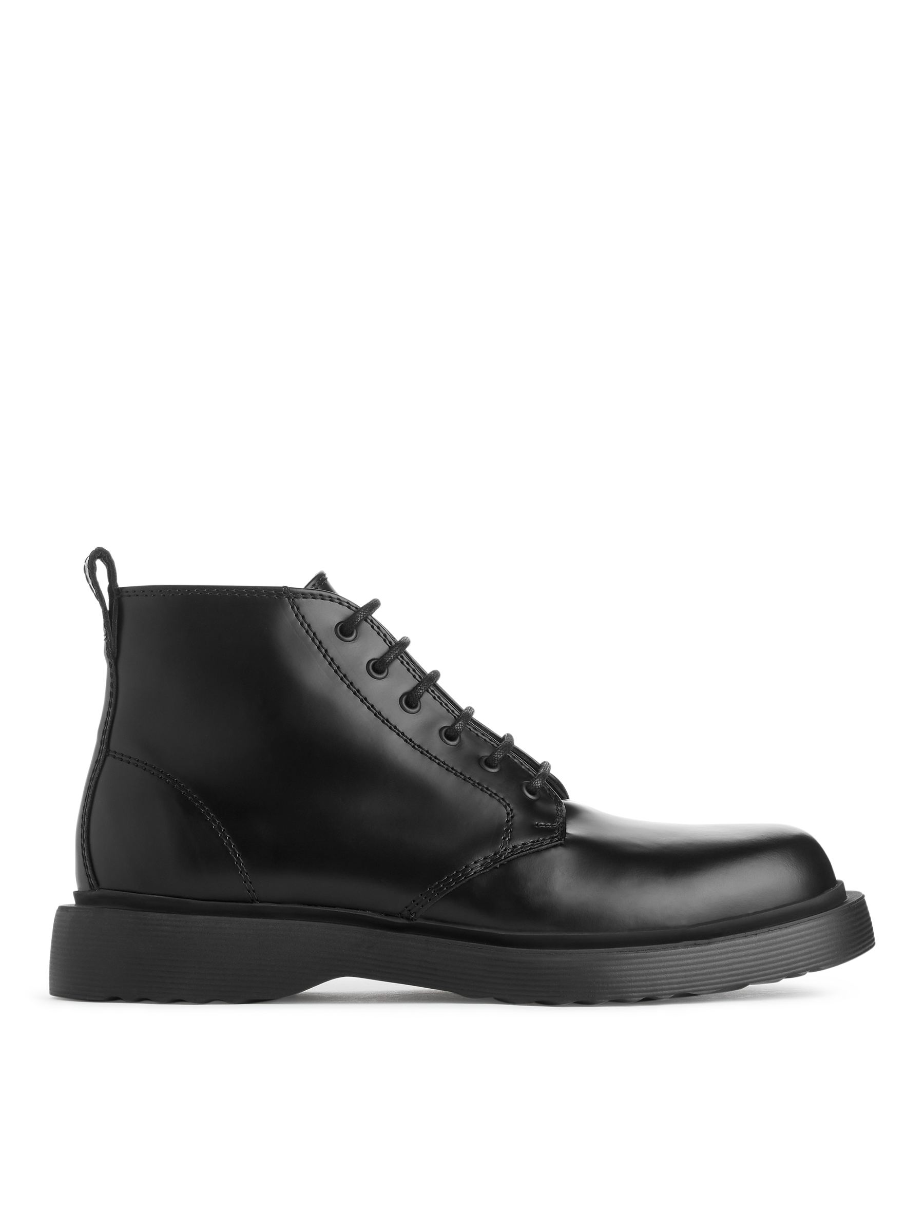 Stivali in pelle con lacci - Nero - Men - StillMedia/DescriptiveStillLife - 4