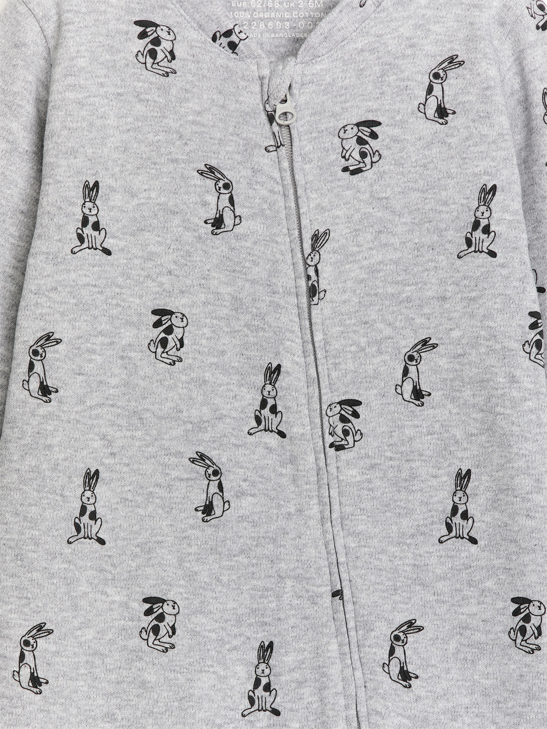 Pijama de una sola pieza - Gris/conejo - Corte estándar - Children - StillMedia/DescriptiveDetail - 1