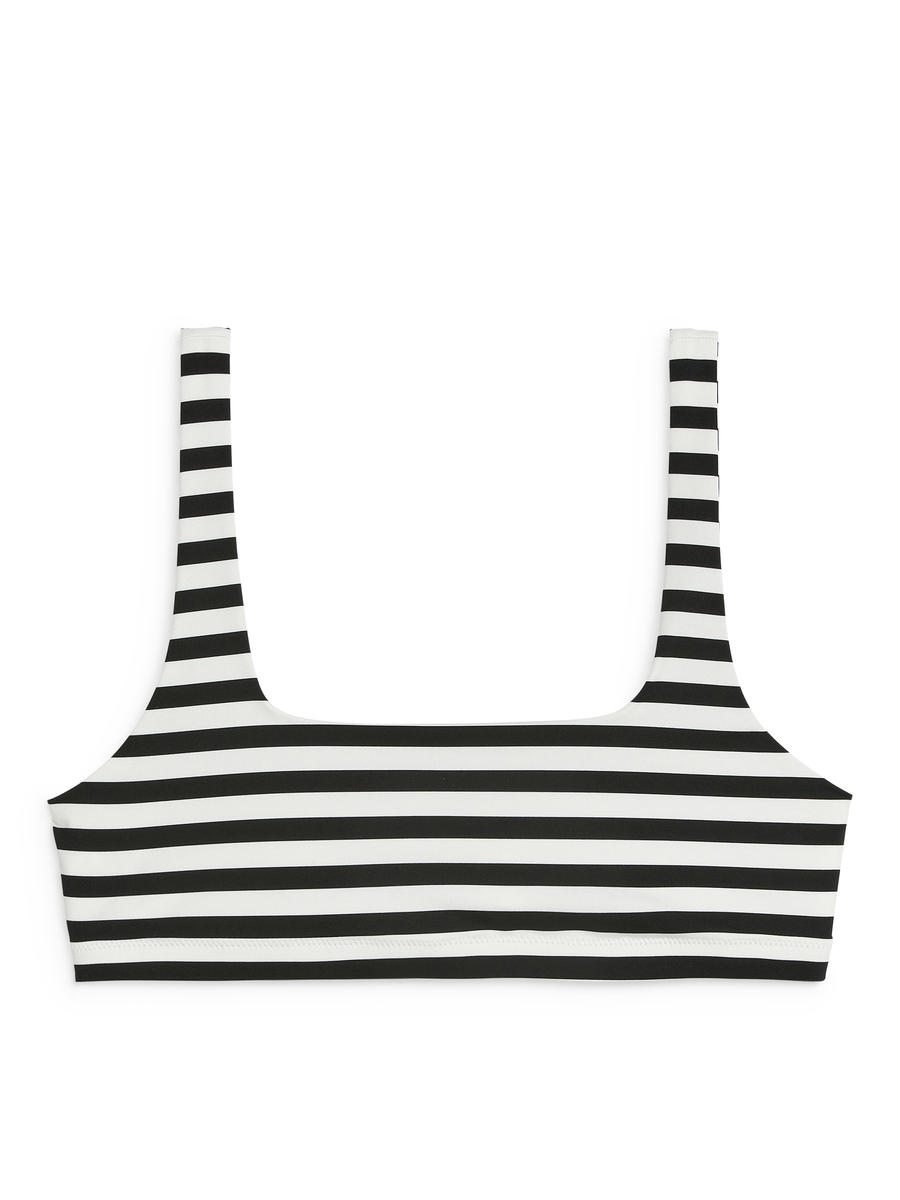 Scoop-Back Bikini Top-#F4F3E9-8007