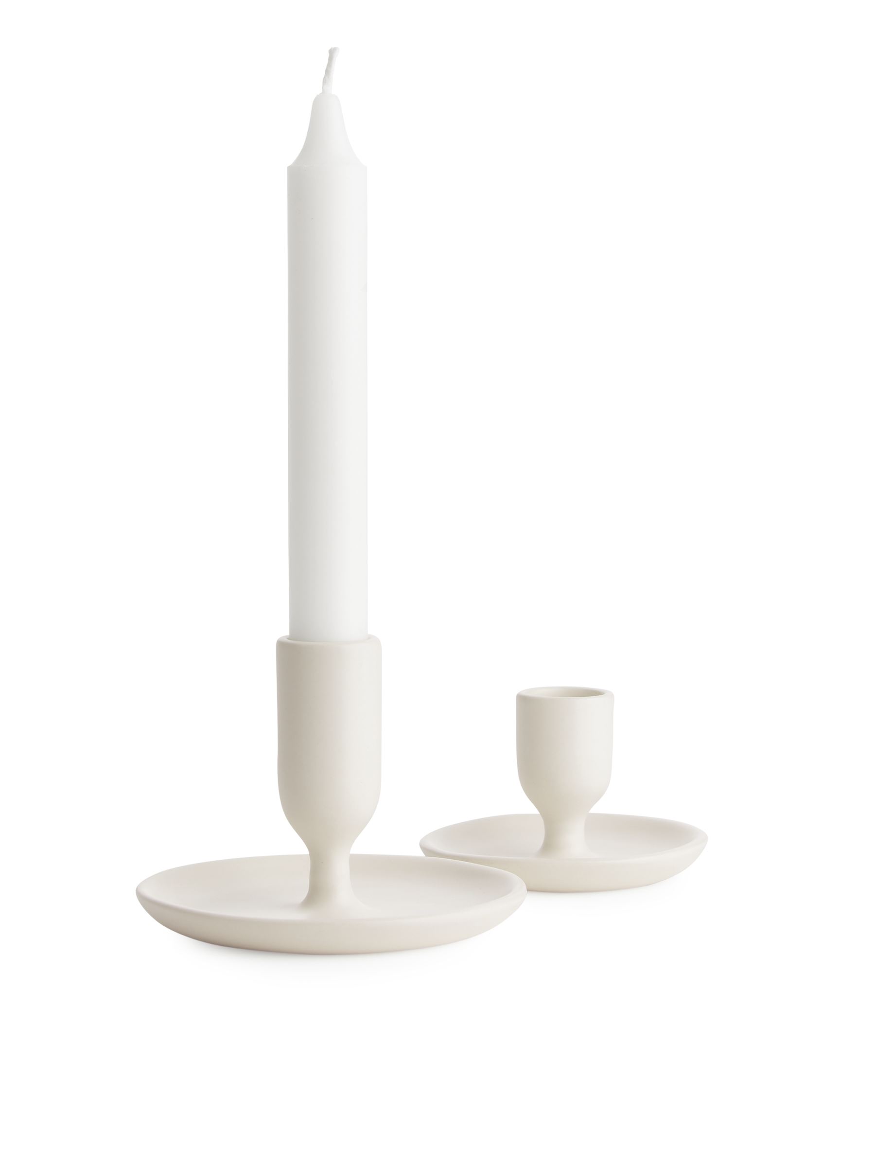 Candlestick Holder 8 cm - White - Homeware - StillMedia/DescriptiveDetail - 1