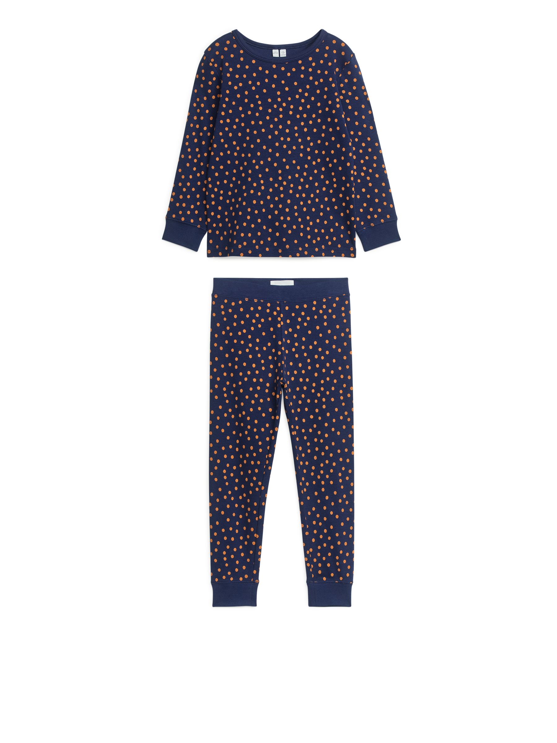 Jersey-Pyjama - Dark Blue/Orange - Regular Fit - Children - StillMedia/DescriptiveStillLife - 1