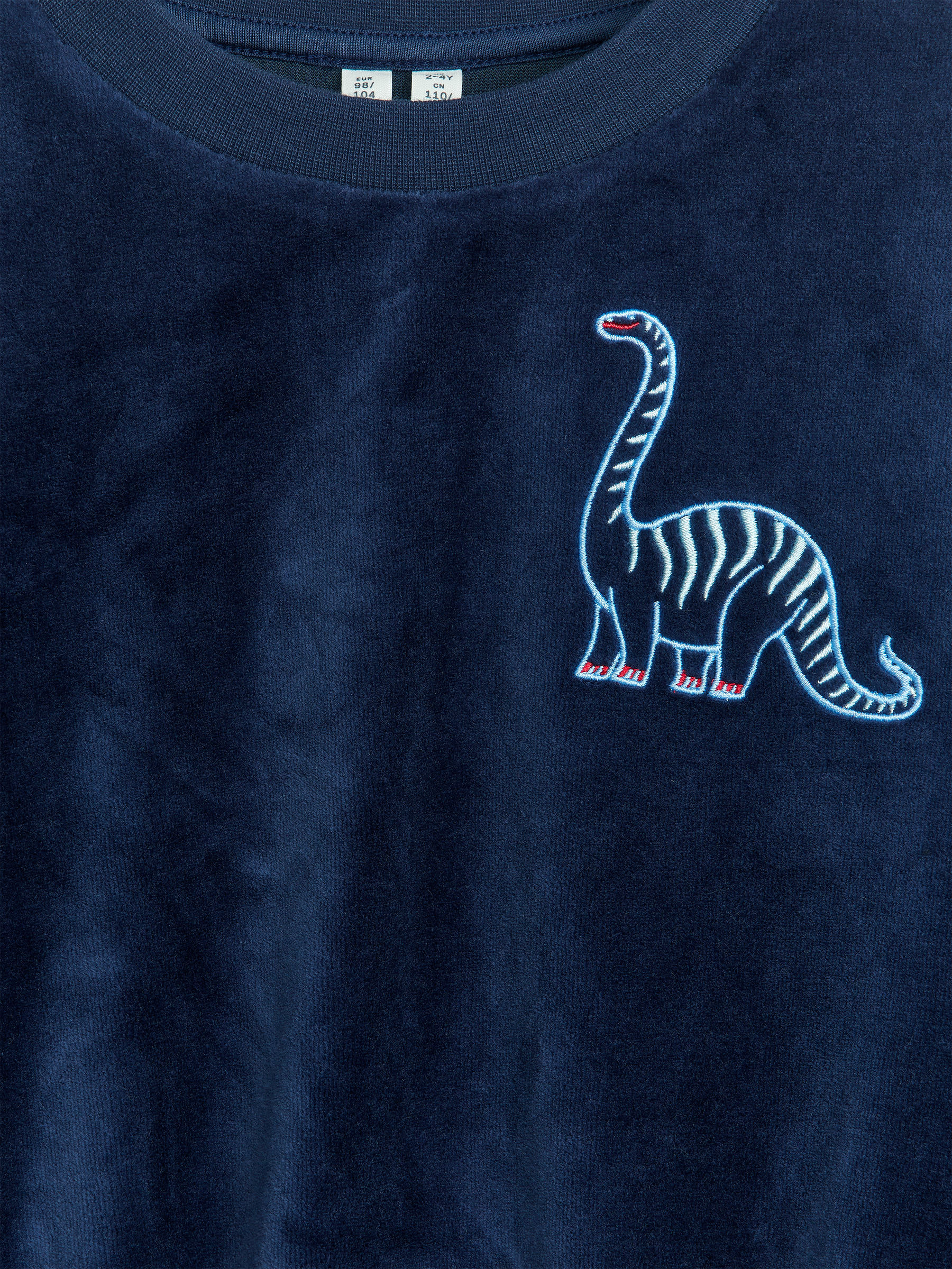 Sweatshirt aus Samt - Dunkelblau - Regular Fit - Kinder - StillMedia/DescriptiveDetail - 2