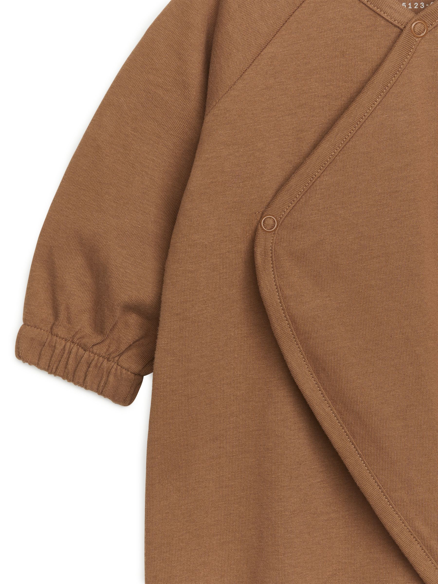 Jersey Wrap Overall - Brown - Corte relajado - Children - StillMedia/DescriptiveDetail - 3