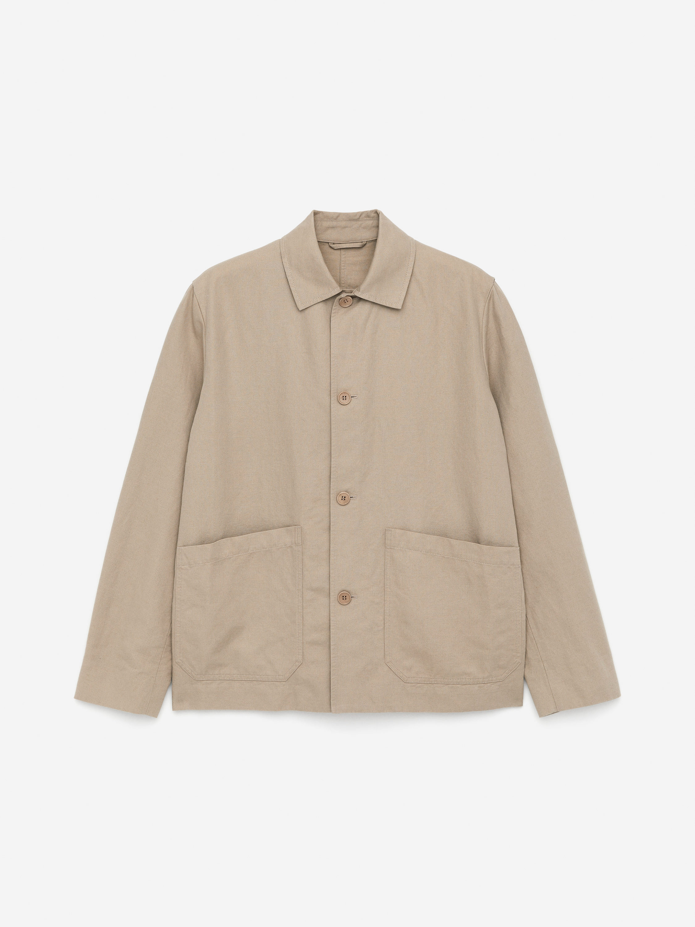 ジャケット・アウター 26ss COTTON/LINEN SLAB LAWN SHIRT JACKET ARKET