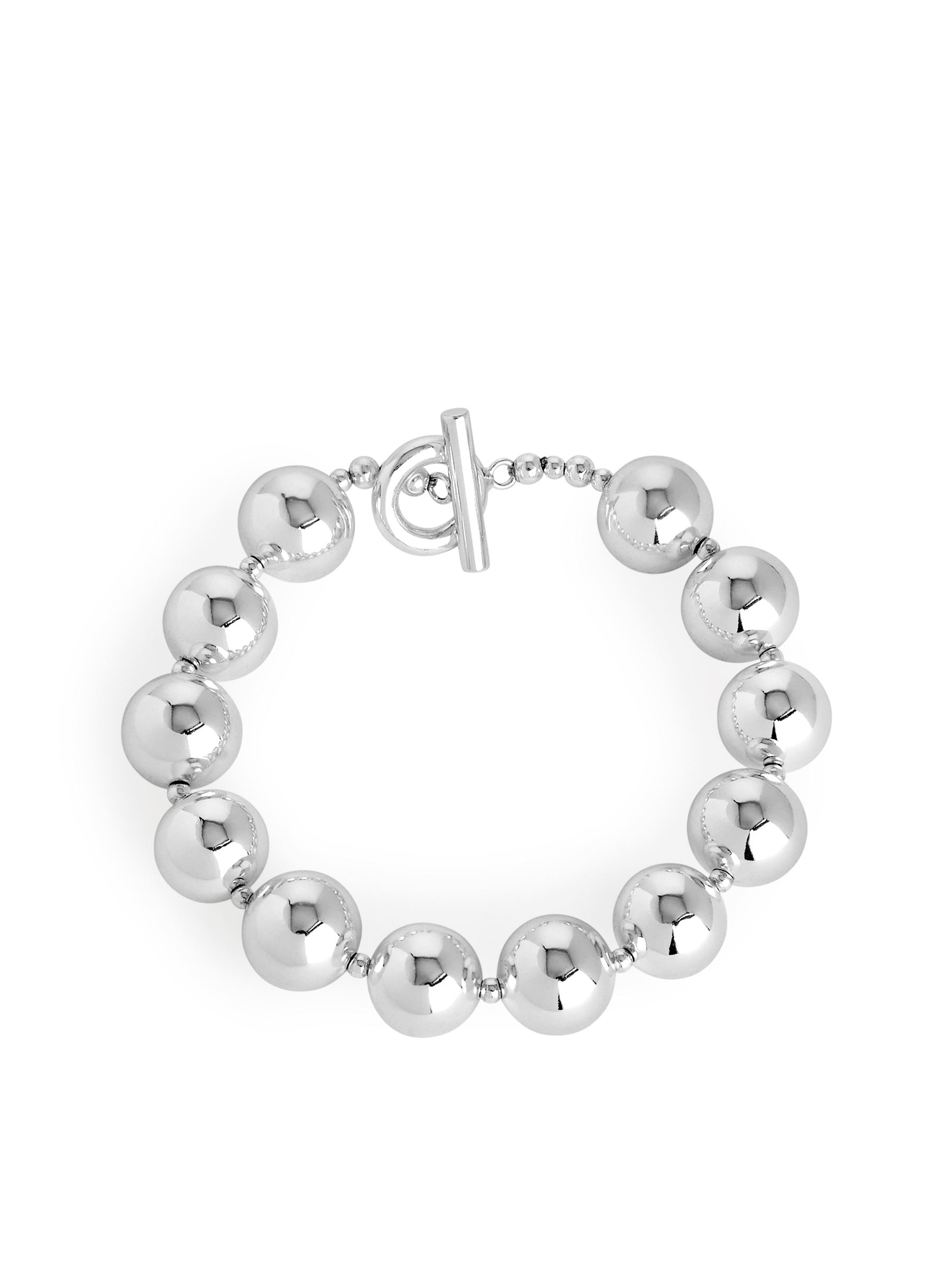 Armband mit großen Kugeln - Silber - Damen - StillMedia/DescriptiveStillLife - 1