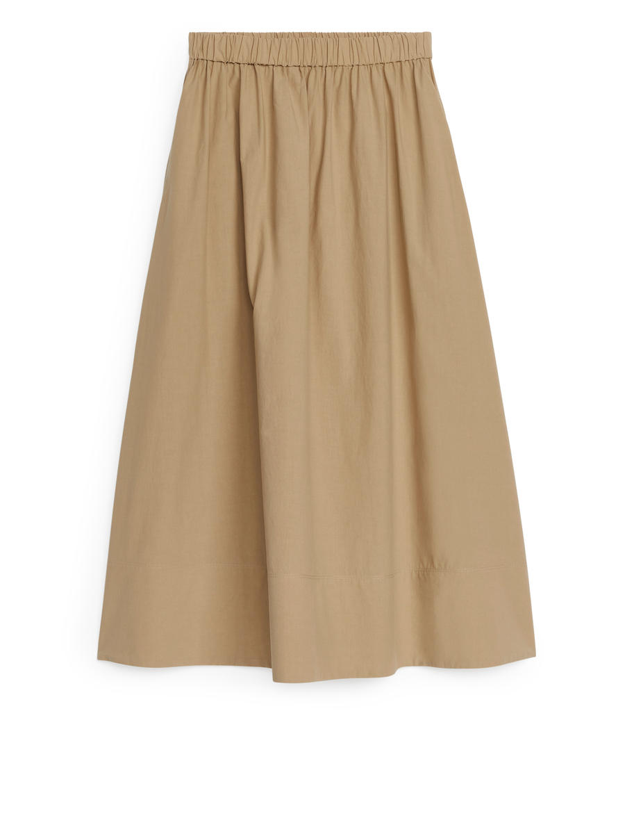 A-Line Cotton Skirt-#A49578-7193