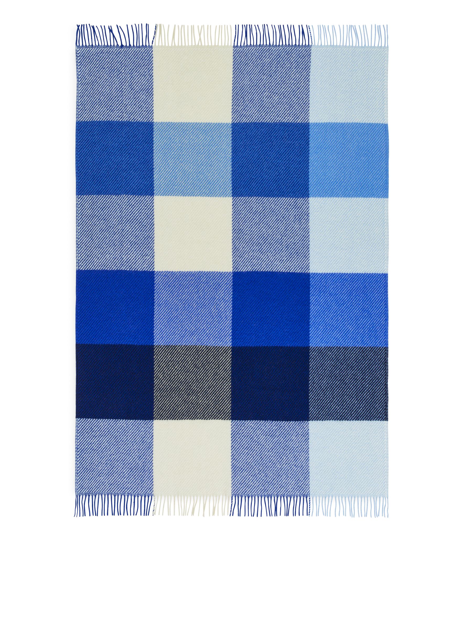 Manta de lana Klippan - Azul/blanco roto - Homeware - StillMedia/DescriptiveStillLife - 2