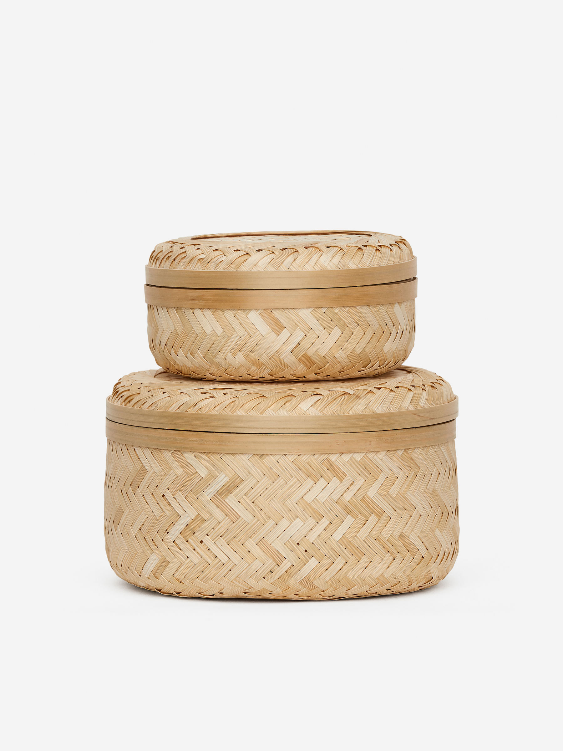 Bamboo Basket 21 cm - Beige - Homeware - StillMedia/DescriptiveDetail - 1