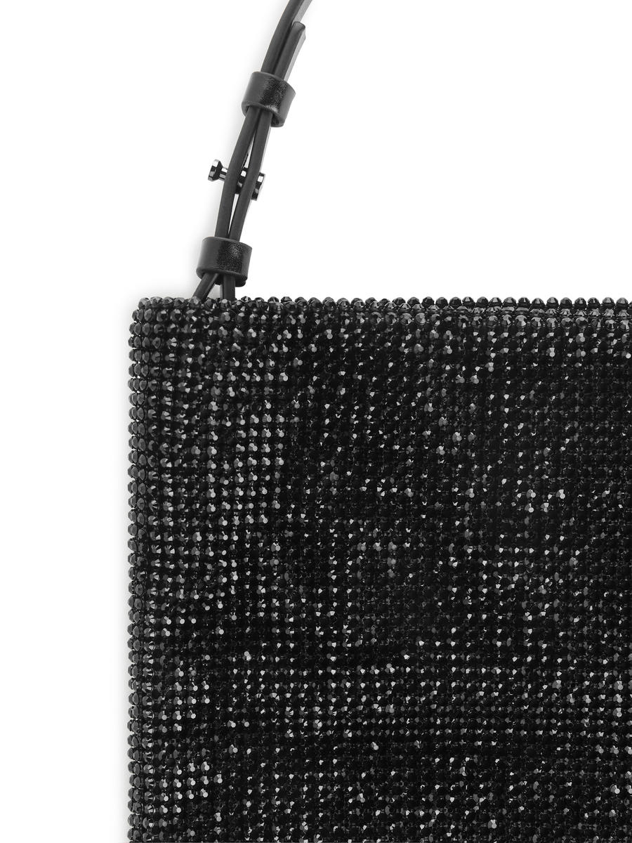 Rhinestone Shoulder Bag - Black - Women - 1205421001