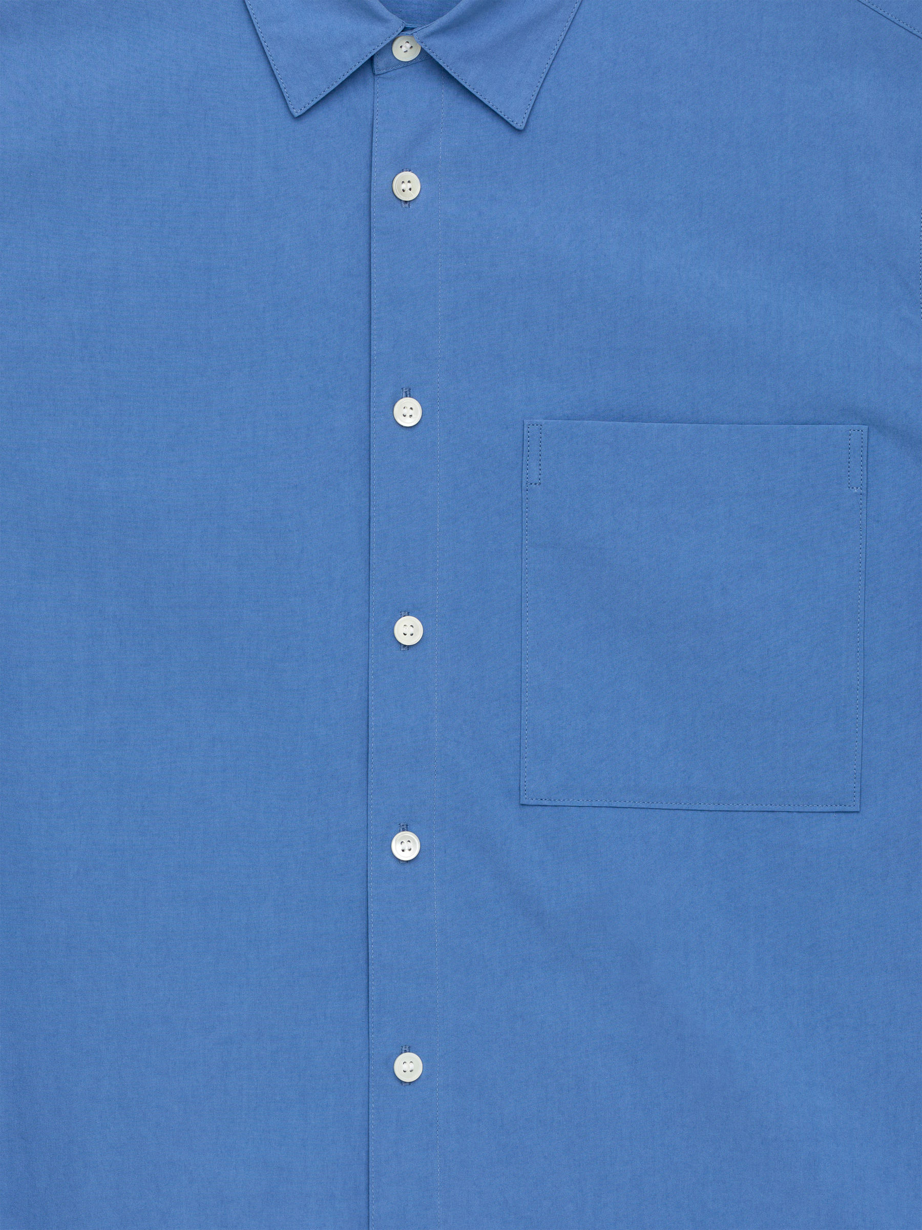 Oversized-Hemd aus Popeline - Blau - Oversize - Herren - StillMedia/DescriptiveDetail - 2