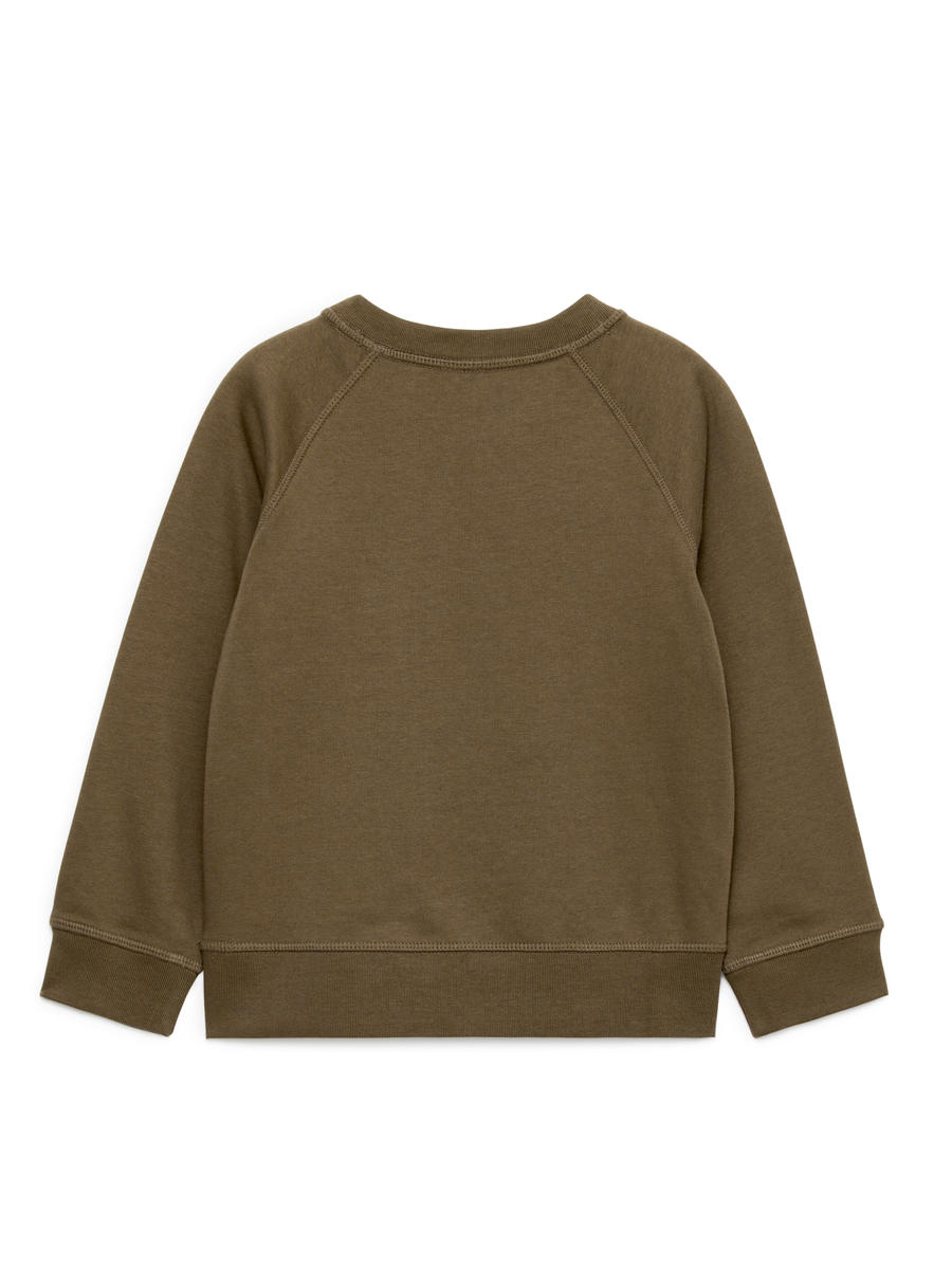 Cotton Sweatshirt-#645B4F-12603