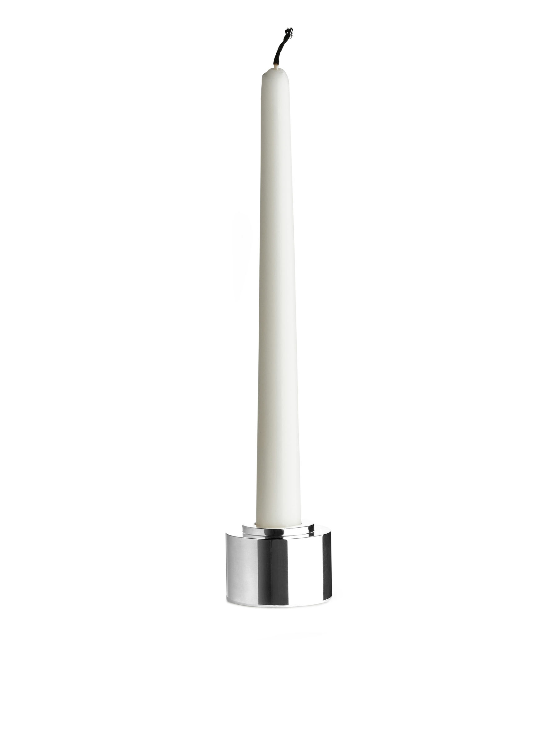 Brass Candle Holder - Silver - Homeware - StillMedia/DescriptiveStillLife - 2