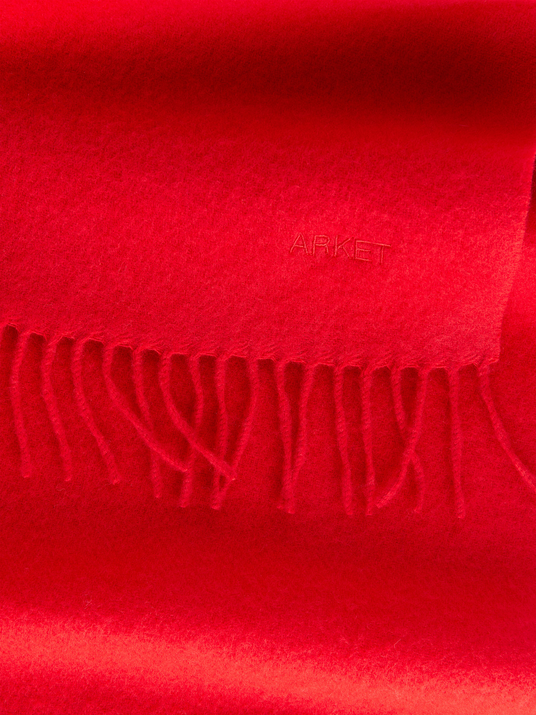 Wool Scarf - Red - Men - StillMedia/DescriptiveDetail - 1