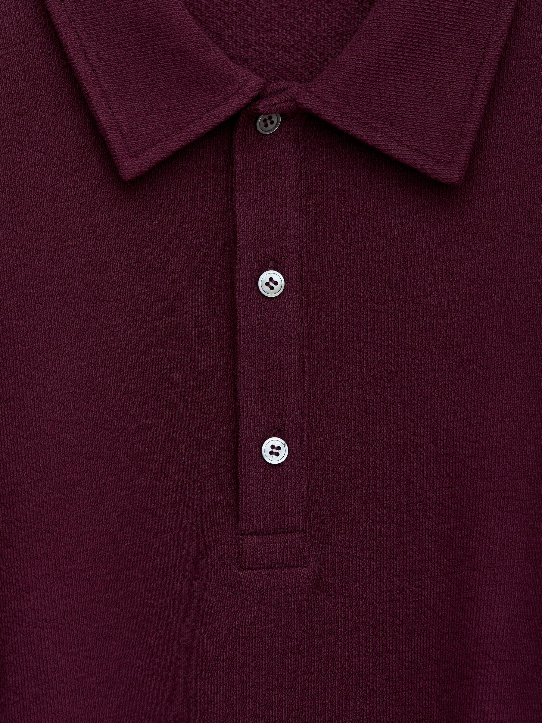 Short-Sleeve Polo Shirt - Burgundy - Regular fit - Men - StillMedia/DescriptiveDetail - 2