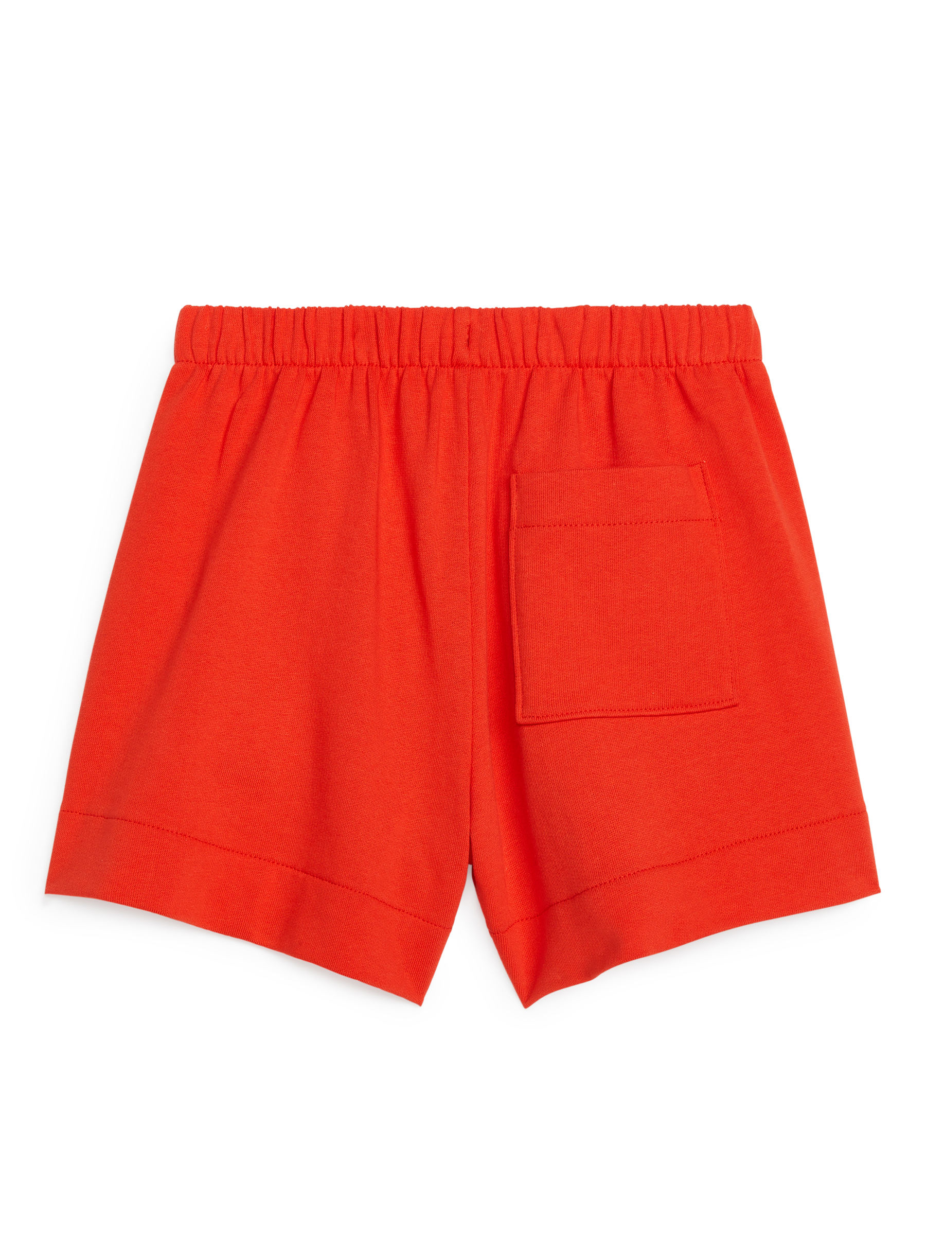 French Terry Shorts - Bright Red - Relaxed fit - Children - StillMedia/DescriptiveStillLife - 1