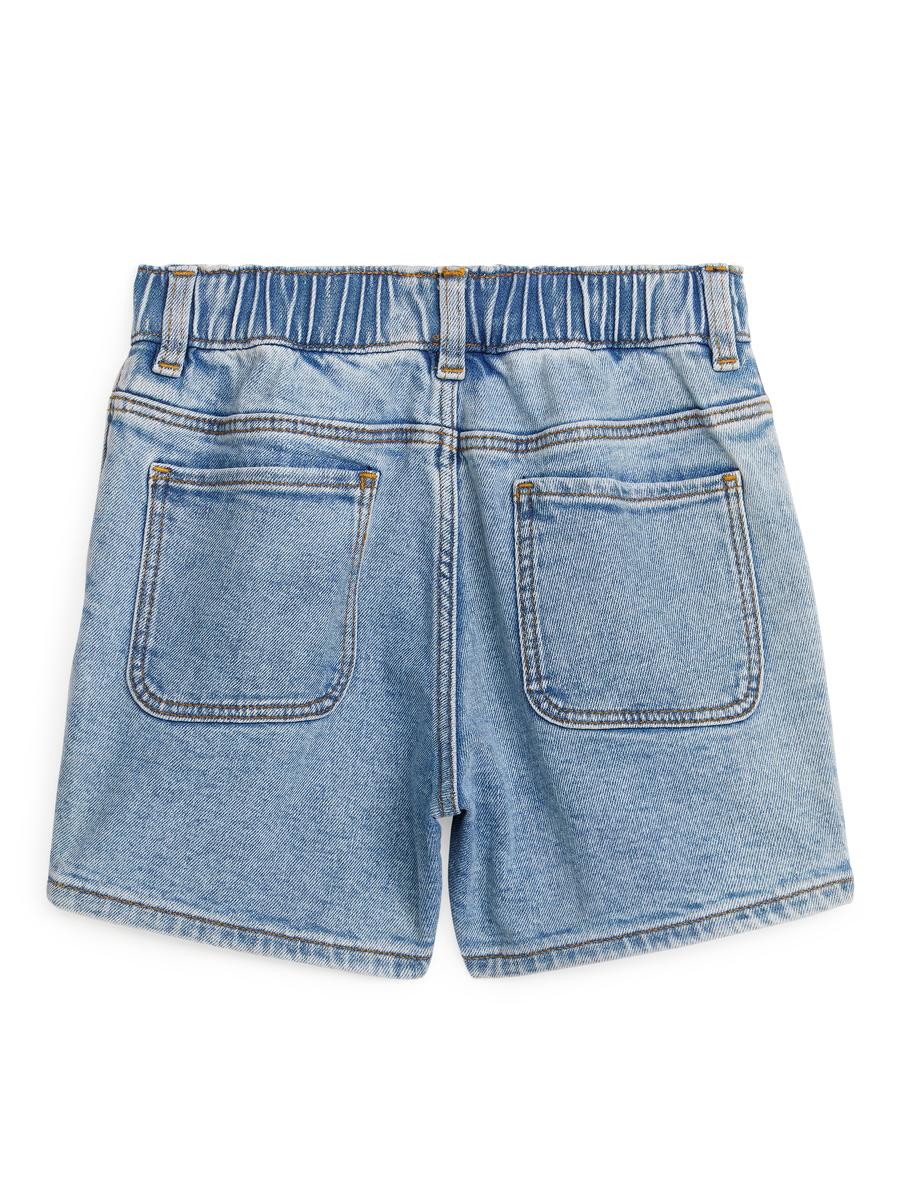 Denim-Shorts mit Stretch-#A3BBE0-3968