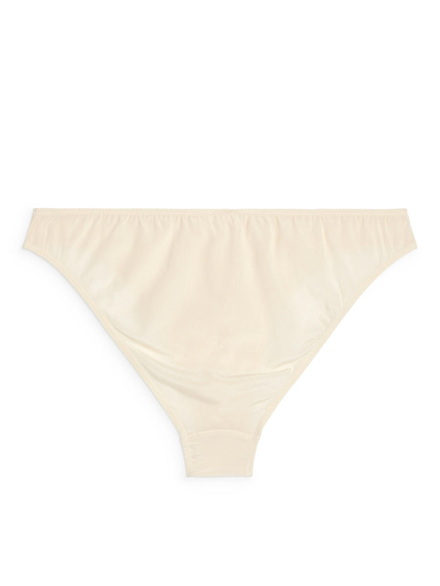 Silk-Blend Briefs-#DCD6C7-13189