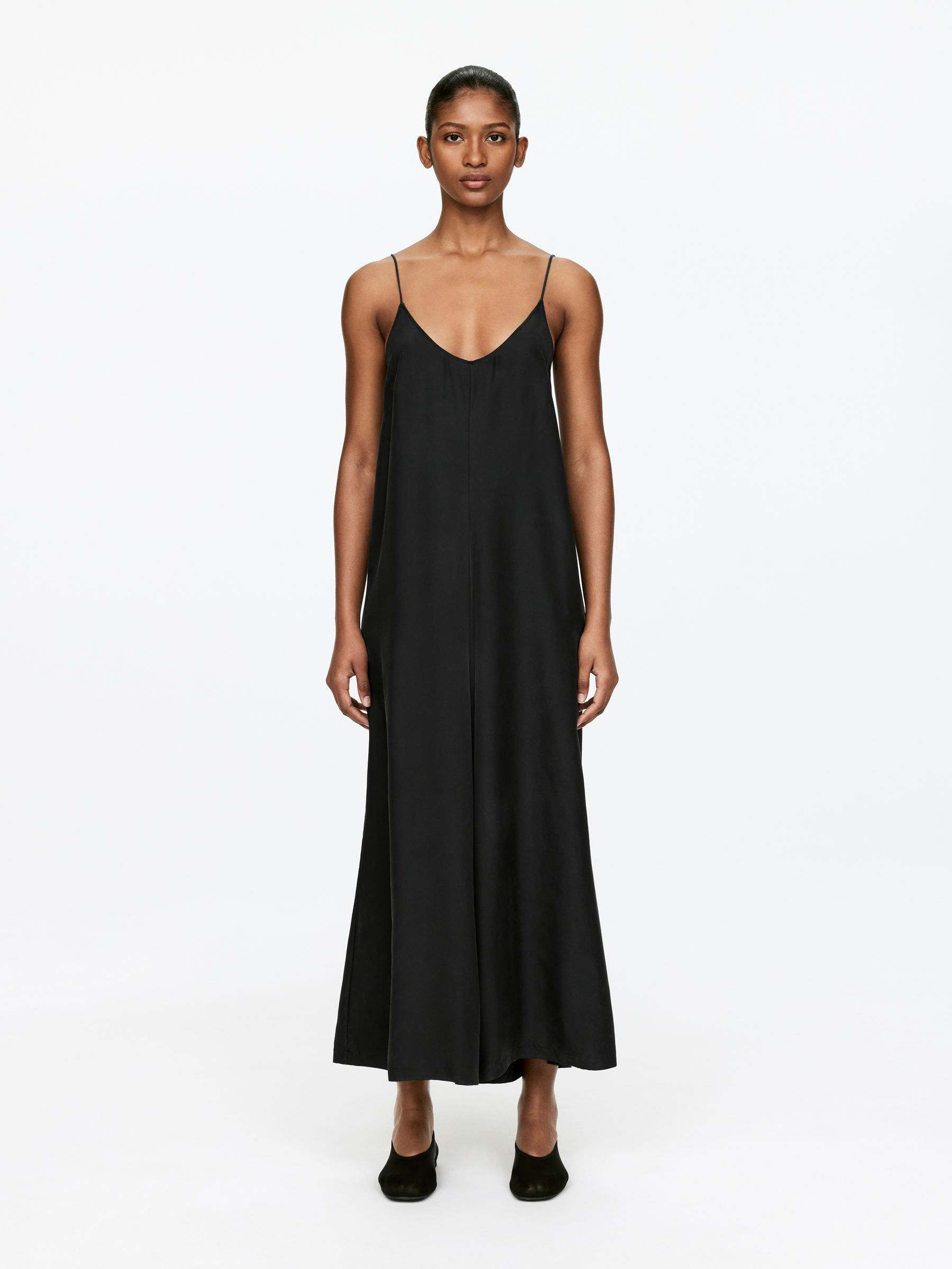 Silk Jumpsuit - Black - Loose fit - Women - StillMedia/Lookbook - 6