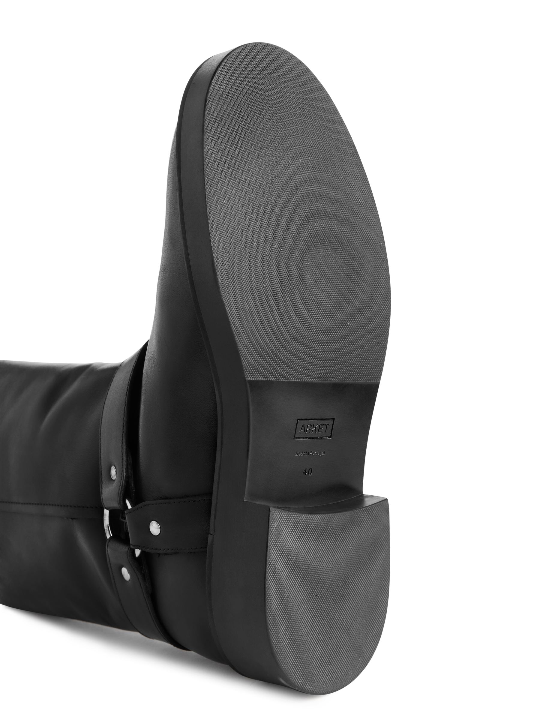 Botas moteras de piel - Negro - Women - StillMedia/DescriptiveDetail - 2