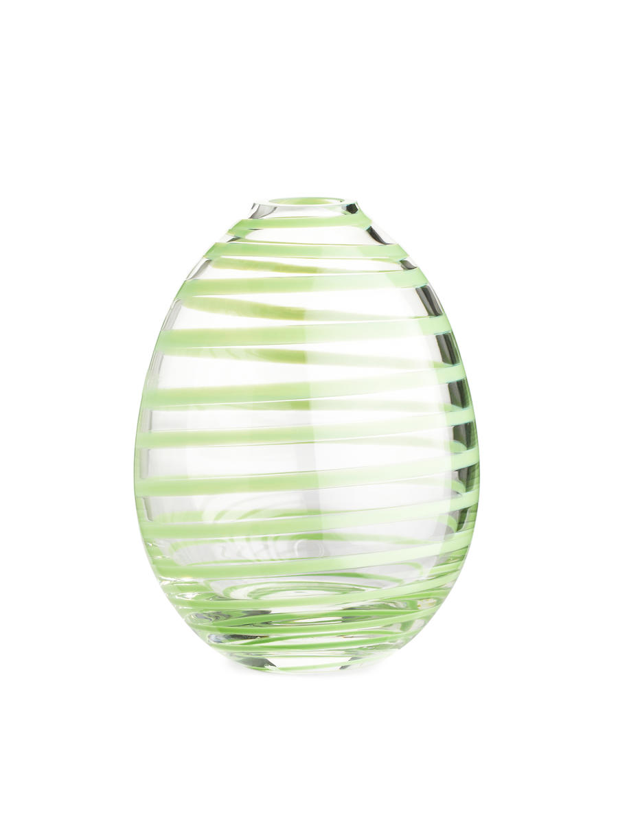 Glass Vase 11 cm - Green - Homeware - 1228407001