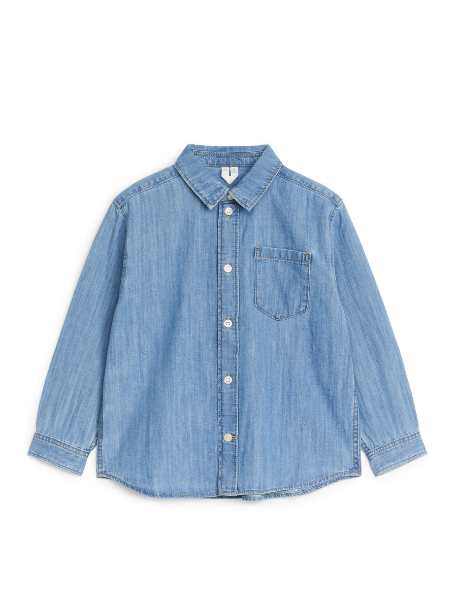 Denim Shirt-#90B0D6-2949