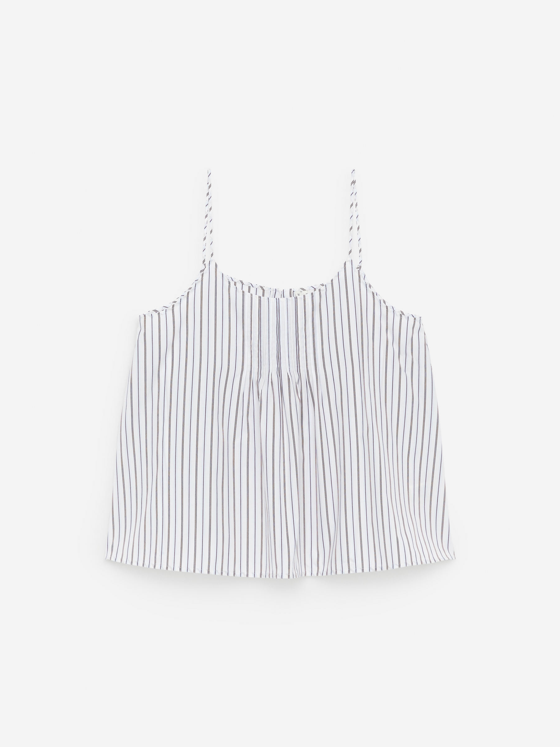 Cotton Strap Top - White/Multi-Colour - Loose fit - Women - StillMedia/DescriptiveStillLife - 2