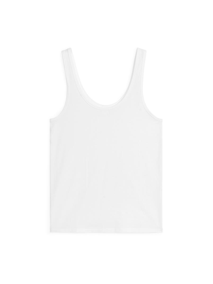 Tanktop aus Baumwolle-#FFFFFF-7217