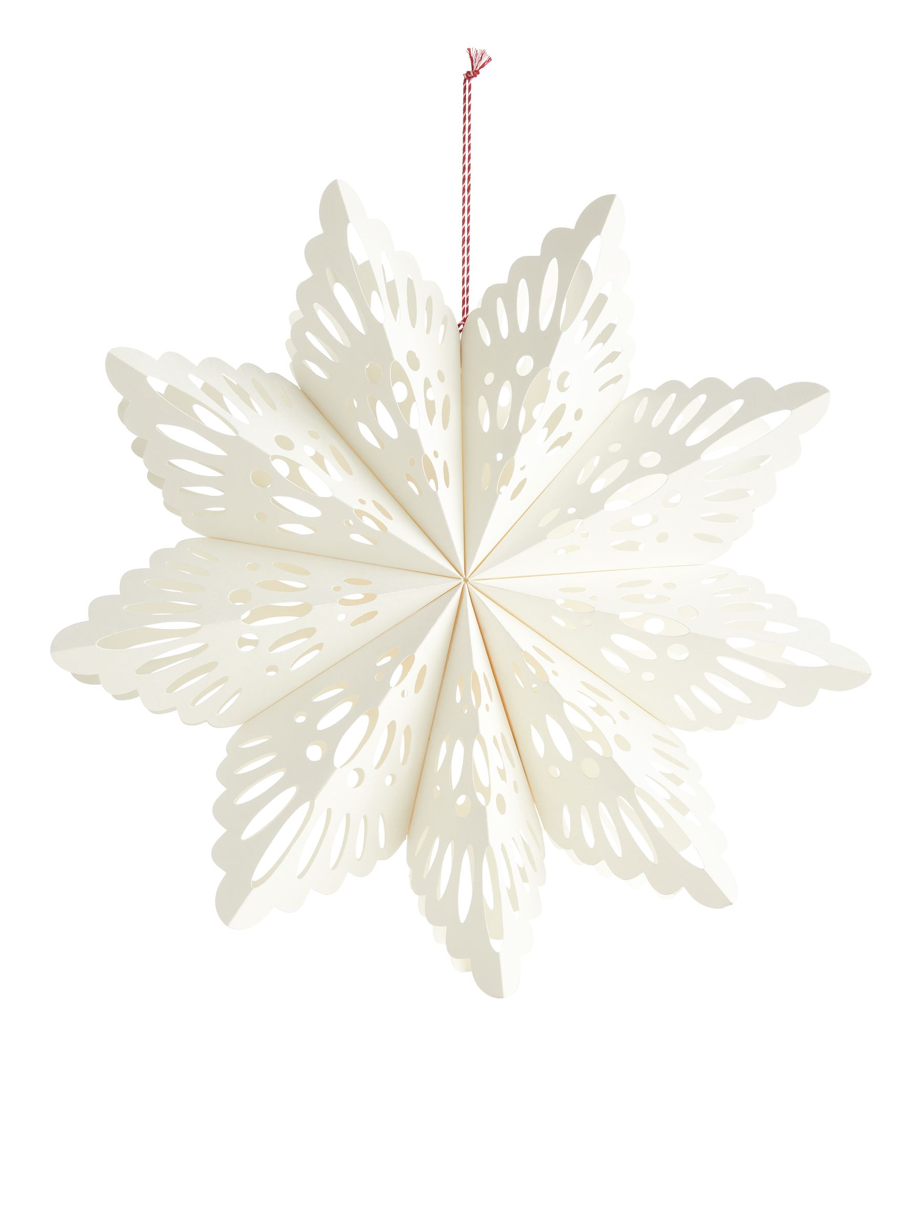 Paper Ornament 30 cm - White - Homeware - StillMedia/DescriptiveStillLife - 1