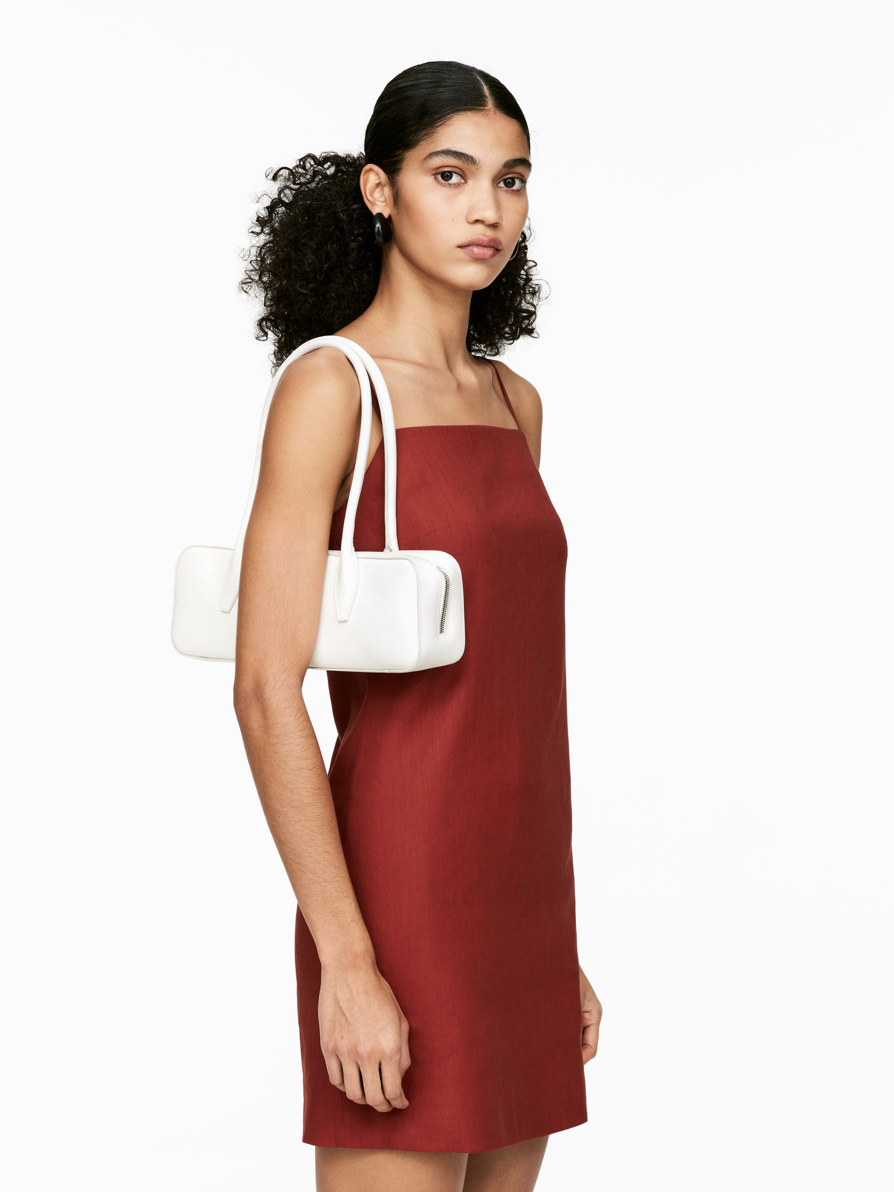 Linen-Blend Strap Dress - Rust - Slim fit - Women - StillMedia/Lookbook - 4