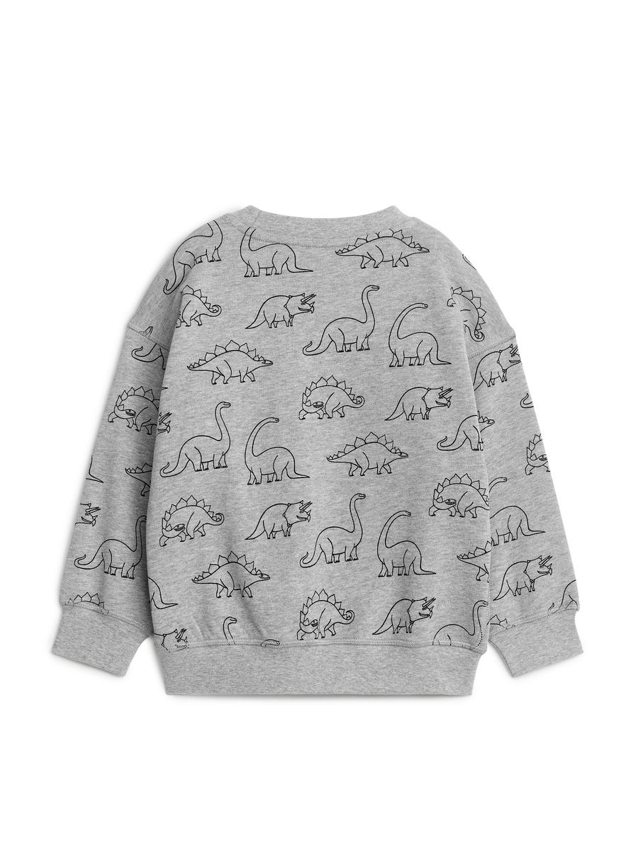 Relaxed Sweatshirt - Grey/Dino - Relaxed fit - Children - 1118471010