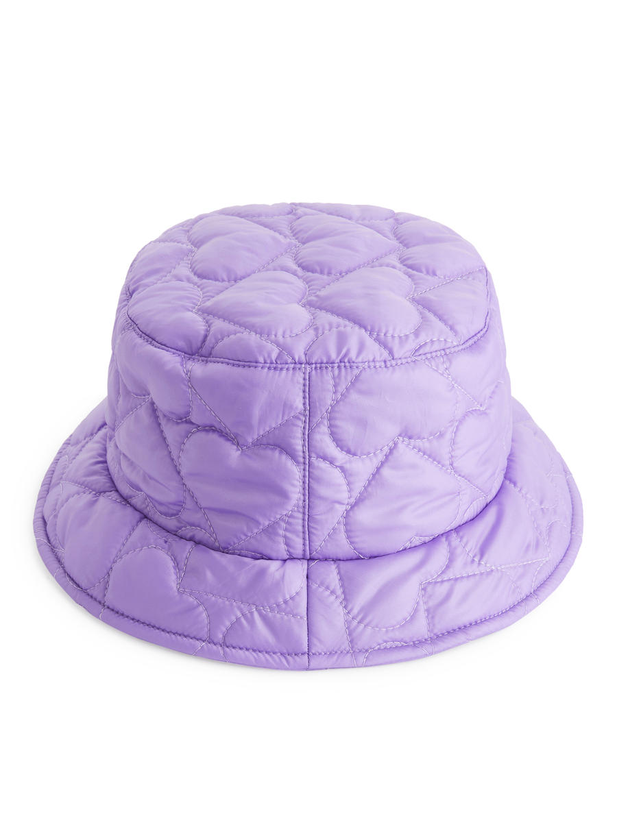 Quilted Bucket Hat-#9687B7-11816