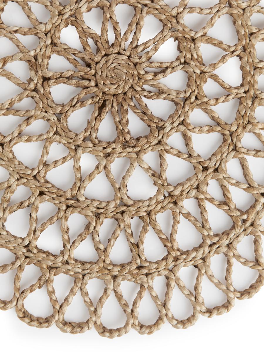 Jute Placemat 38 cm - Beige - Homeware - 1154363001