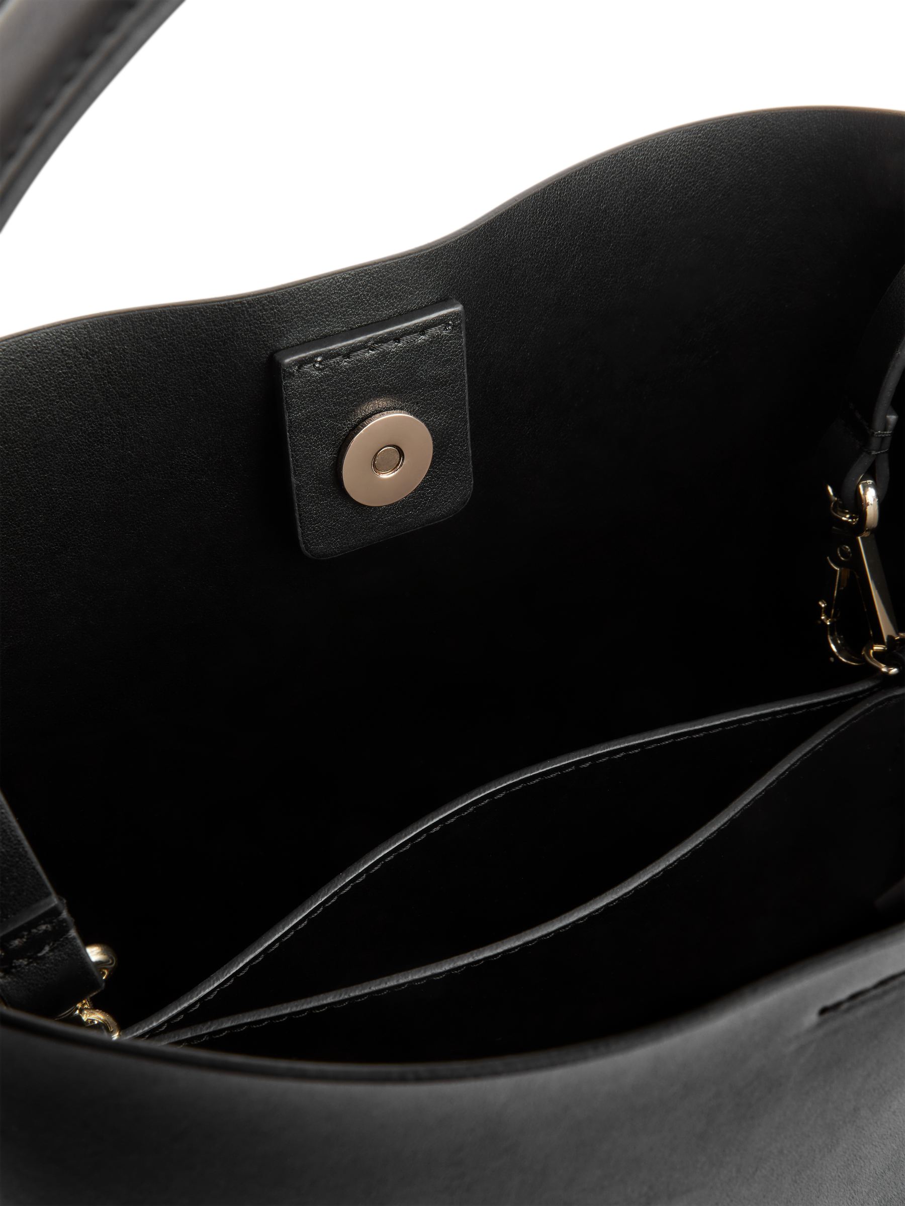 Borsa tote in pelle rigida - Nero - Women - StillMedia/DescriptiveDetail - 5