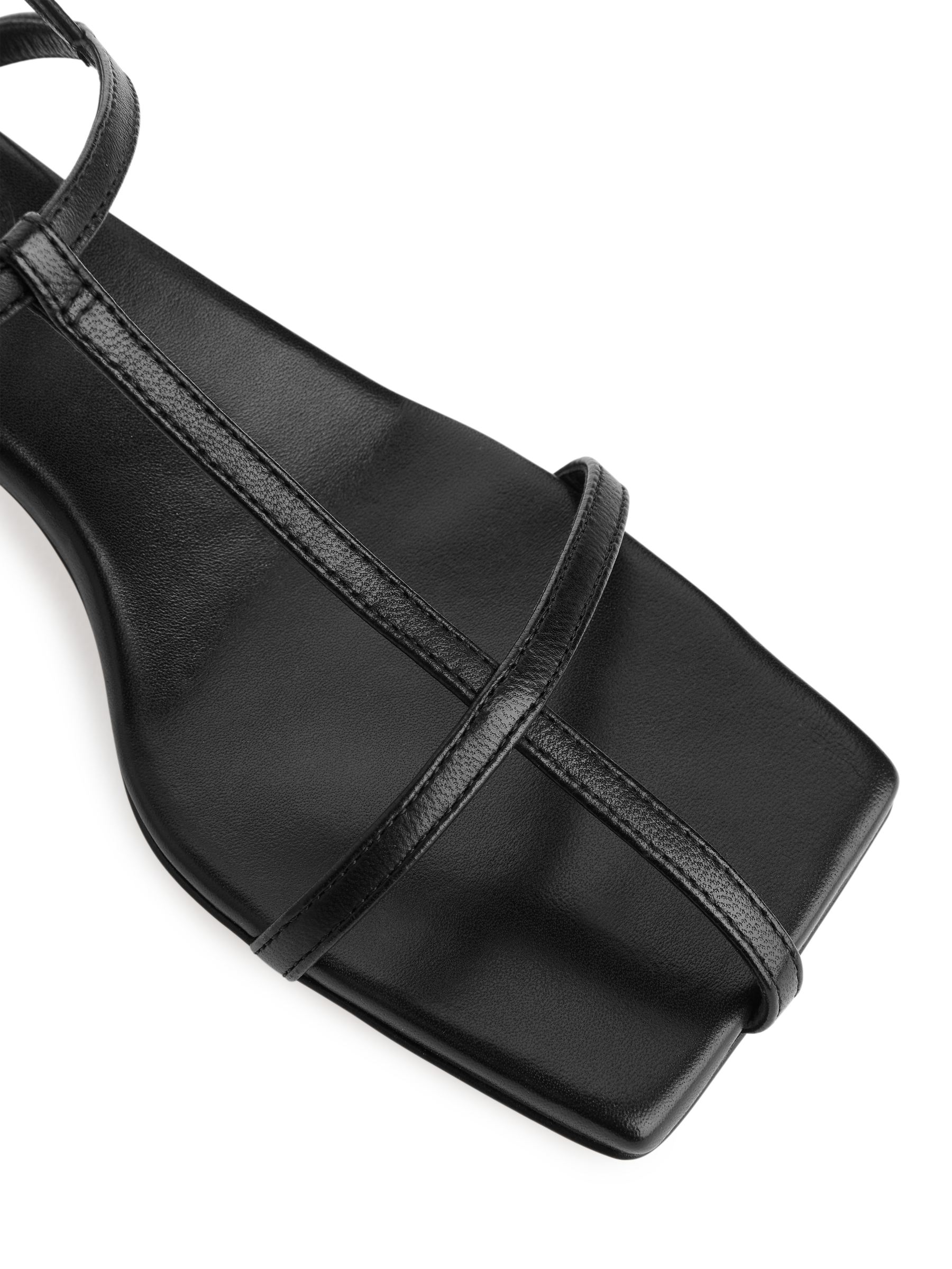 Leather Strap Sandals - Black - Women - StillMedia/DescriptiveDetail - 5