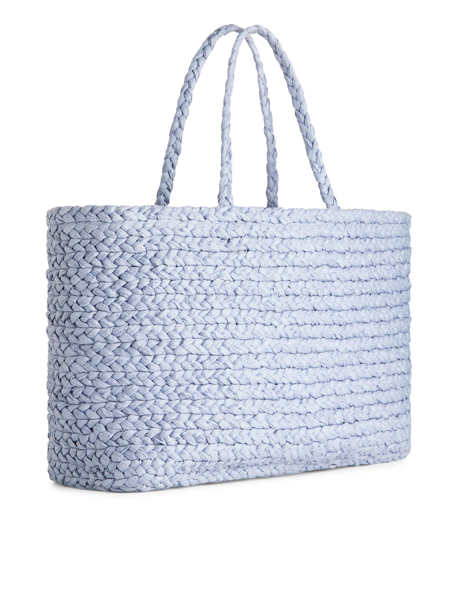 Tote in paglia - Lilla chiaro - Women - StillMedia/DescriptiveStillLife - 4