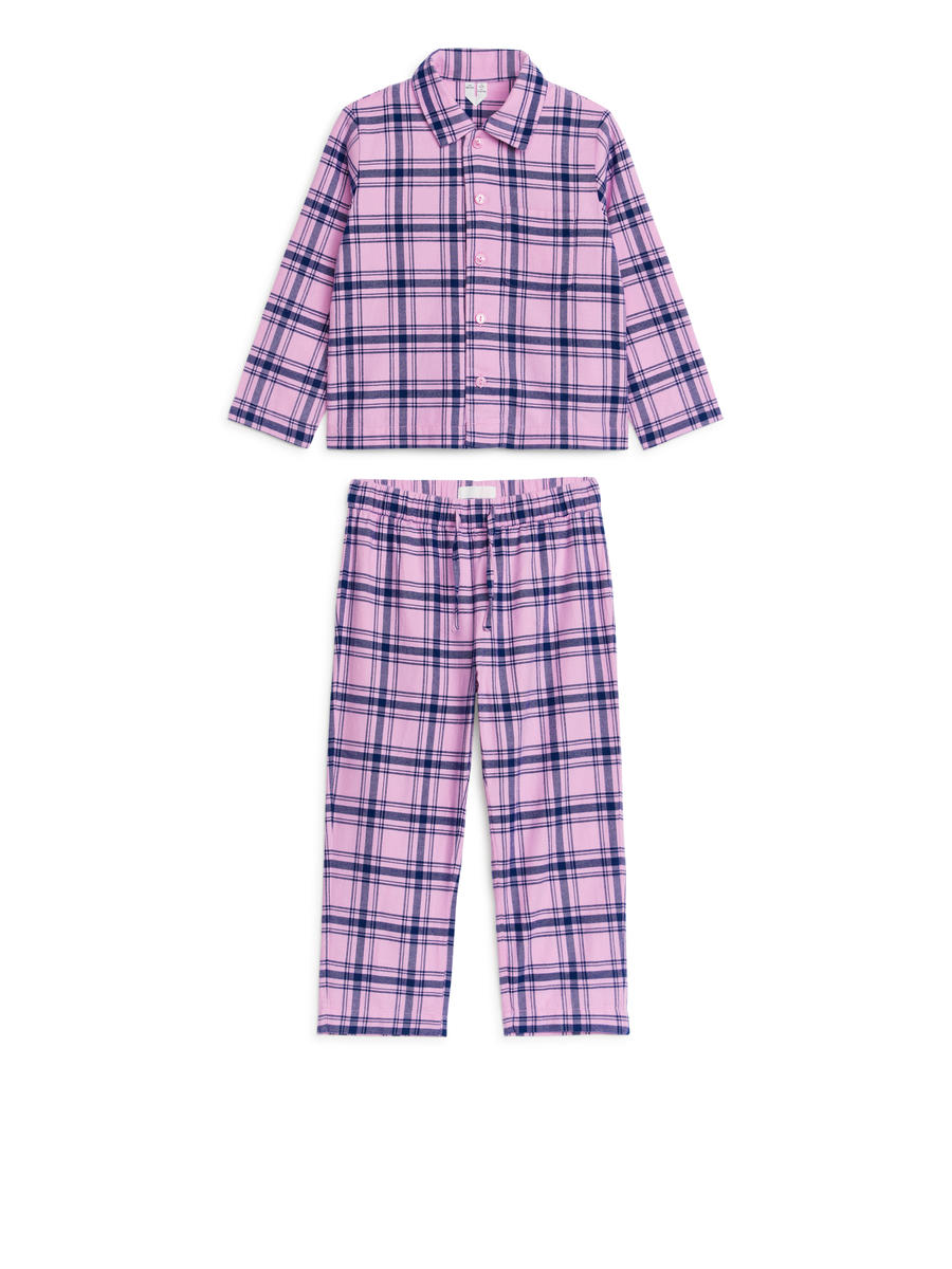 Flannel Pyjama Set-#CCA3CA-6118